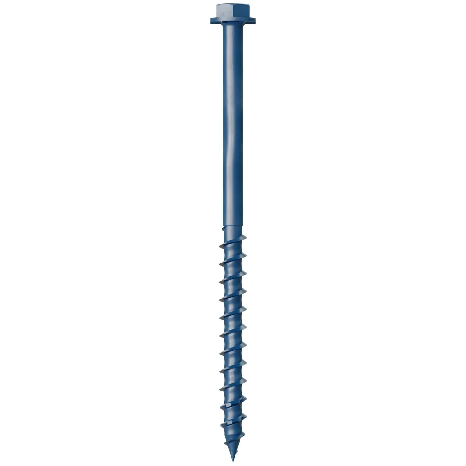 Simpson Strong-Tie TNT18314H Titen Turbo,  3/16-in. x 3-1/4-in. Hex-Head Concrete and Masonry Screw, Blue, 100-Pack - Image 2