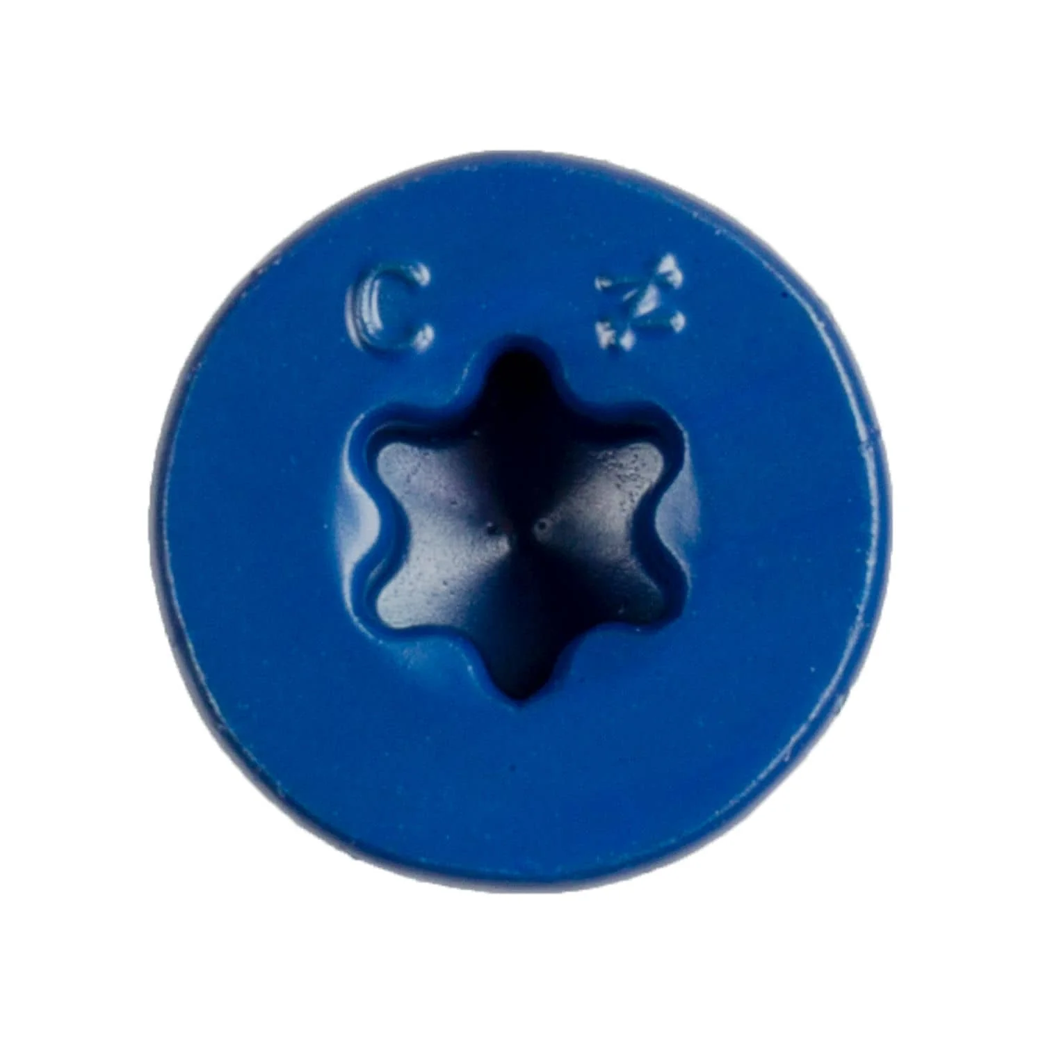 Simpson Strong-Tie TNT25234TFB Titen Turbo,  1/4-in. x 2-3/4-in. 6-Lobe Flat-Head Concrete and Masonry Screw, Blue, 1500-Pack - Image 3