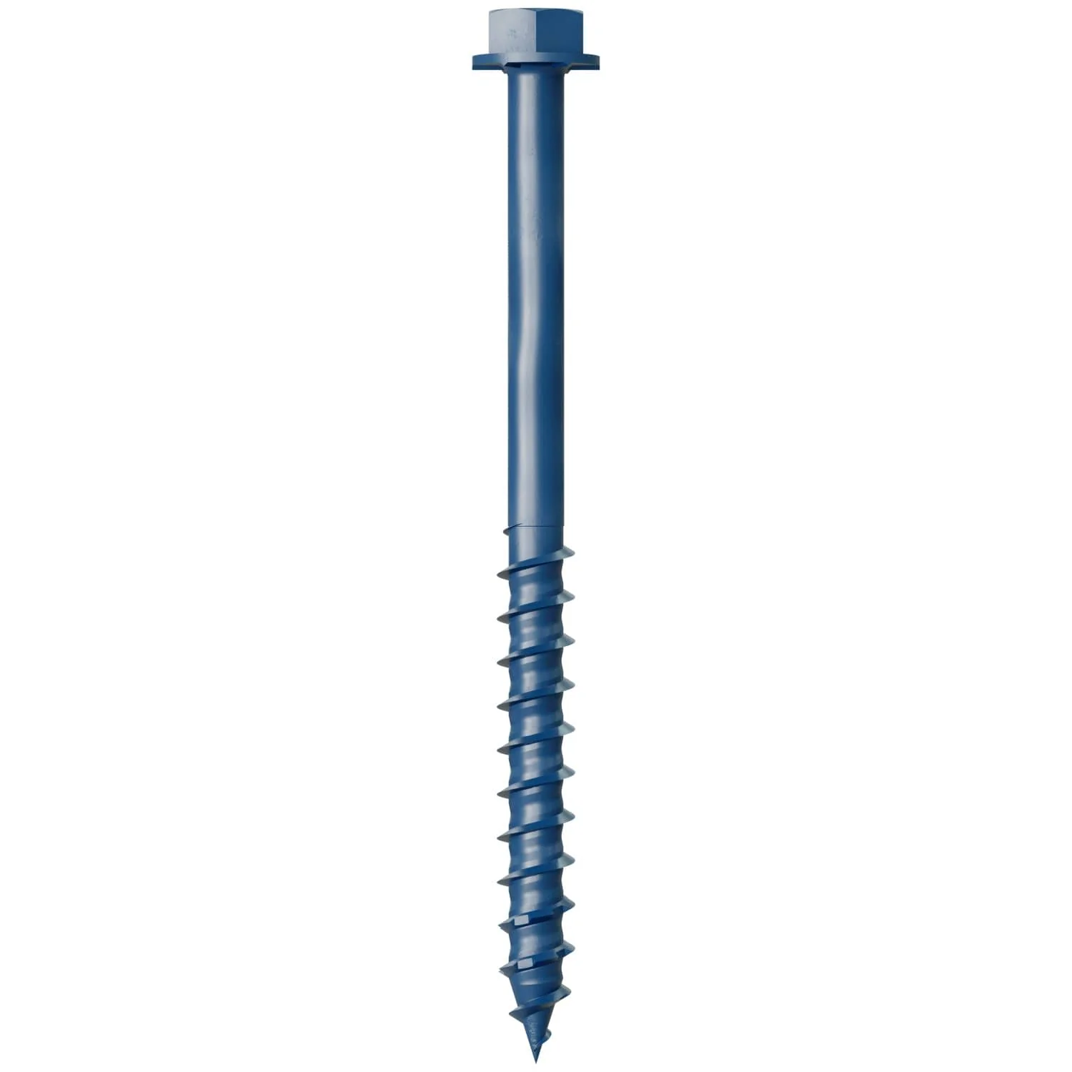 Simpson Strong-Tie TNT25314H Titen Turbo,  1/4-in. x 3-1/4-in. Hex-Head Concrete and Masonry Screw, Blue, 100-Pack - Image 2