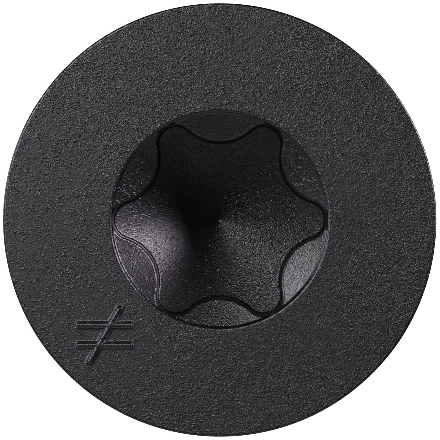 Simpson Strong-Tie TNTBL18114TF Titen Turbo,  3/16-in. x 1-1/4-in. 6-Lobe Flat-Head Concrete and Masonry Screw, Black, 100-Pack - Image 1