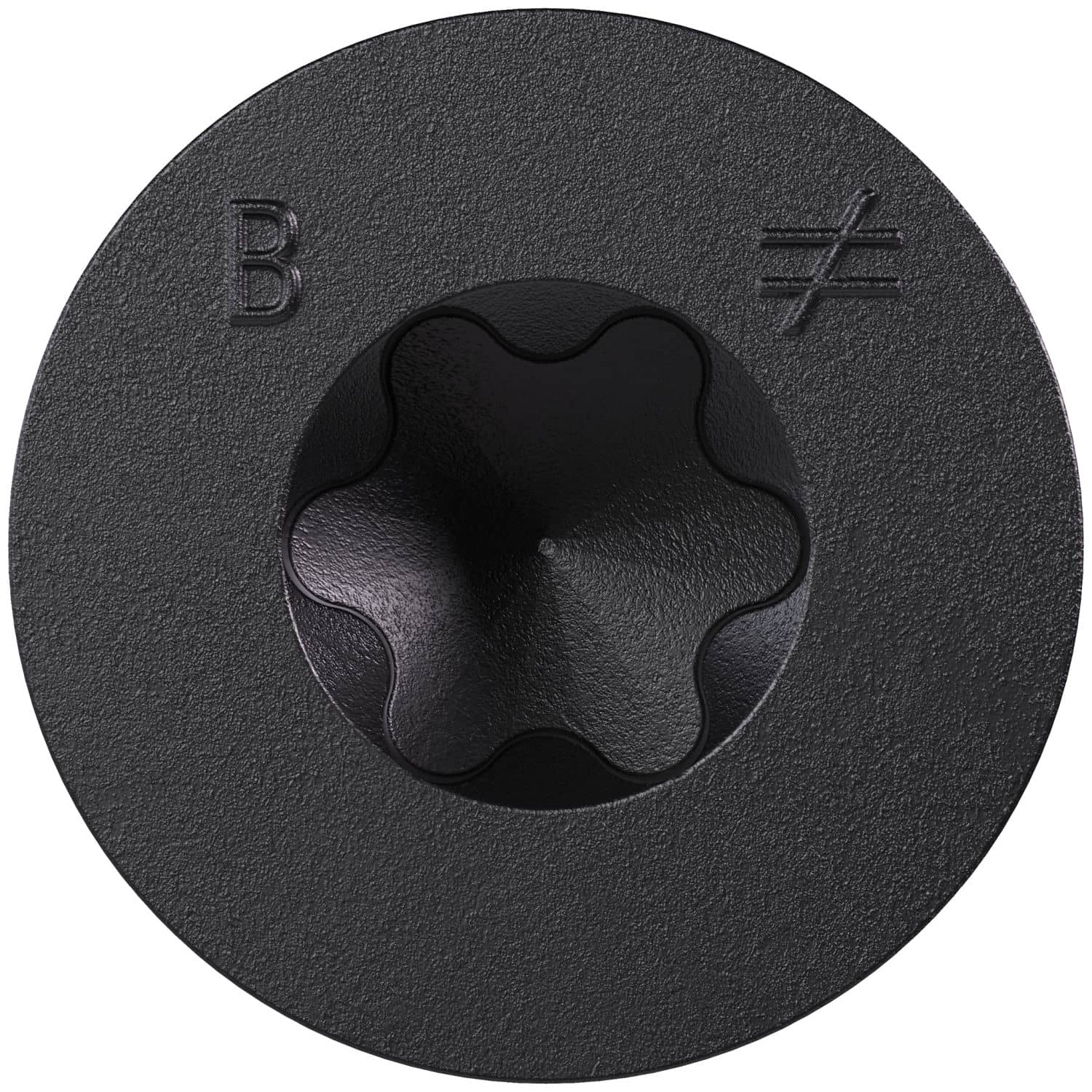 Simpson Strong-Tie TNTBL18214TF Titen Turbo,  3/16-in. x 2-1/4-in. 6-Lobe Flat-Head Concrete and Masonry Screw, Black, 100-Pack - Image 1