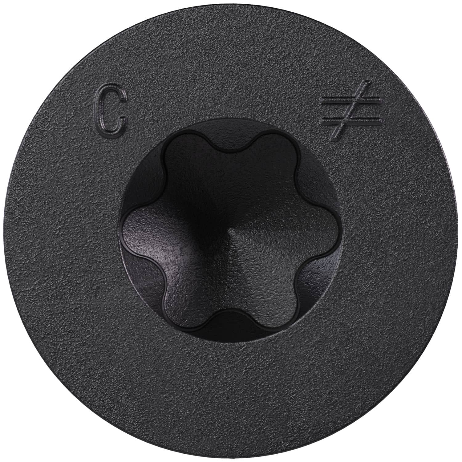 Simpson Strong-Tie TNTBL18234TF Titen Turbo,  3/16-in. x 2-3/4-in. 6-Lobe Flat-Head Concrete and Masonry Screw, Black, 100-Pack - Image 1