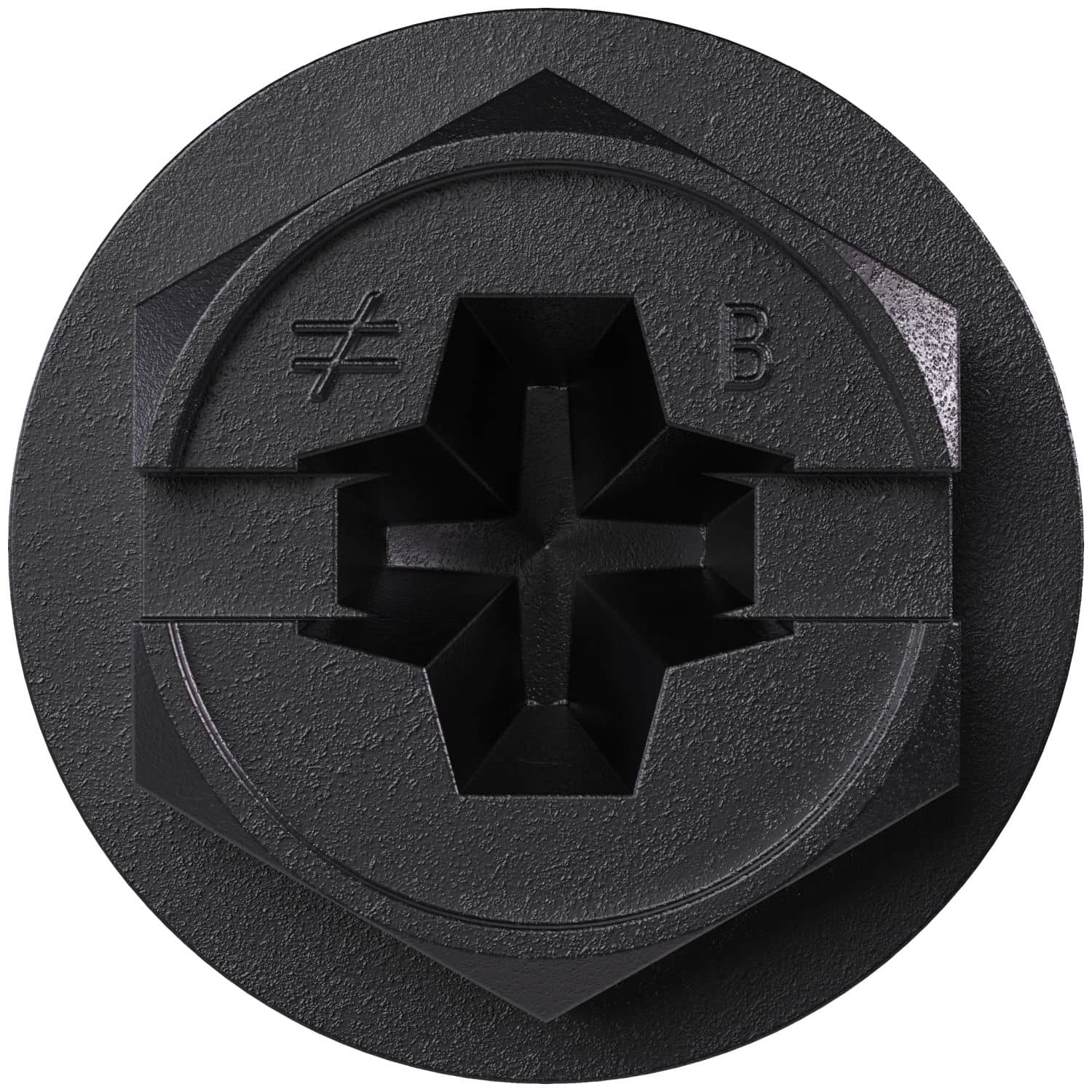 Simpson Strong-Tie TNTBL25214H Titen Turbo,  1/4-in. x 2-1/4-in. Hex-Head Concrete and Masonry Screw, Black, 100-Pack - Image 1