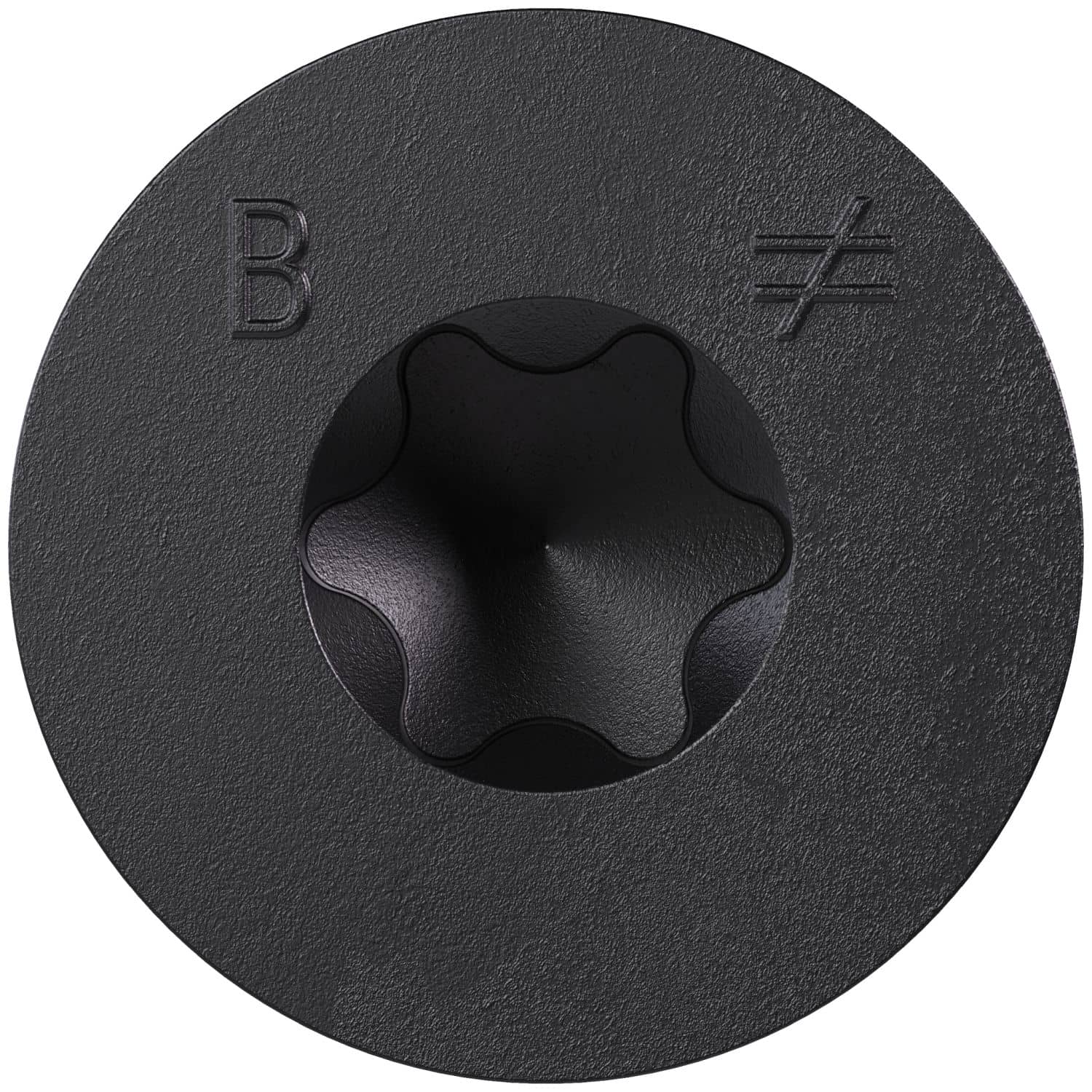 Simpson Strong-Tie TNTBL25214TF Titen Turbo,  1/4-in. x 2-1/4-in. 6-Lobe Flat-Head Concrete and Masonry Screw, Black, 100-Pack - Image 1