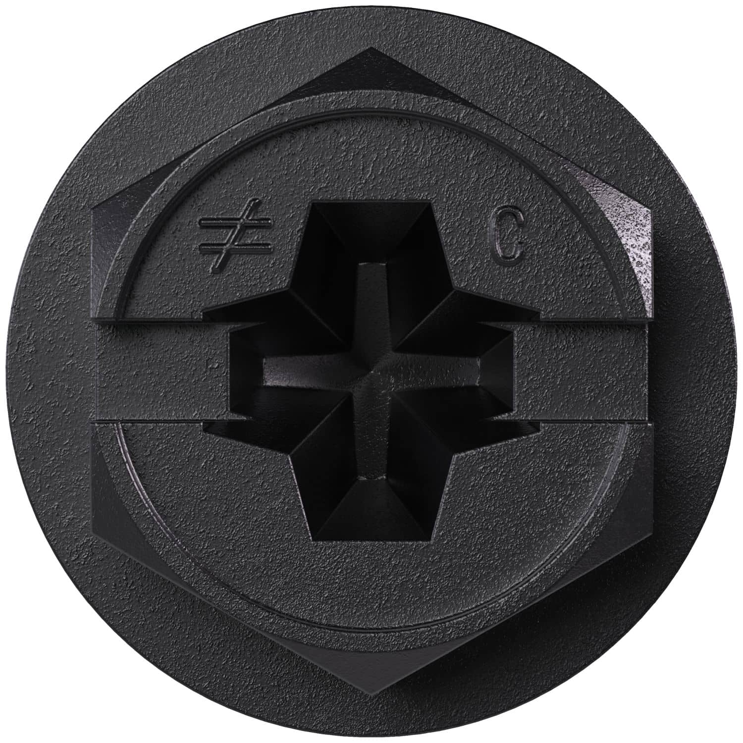 Simpson Strong-Tie TNTBL25234H Titen Turbo,  1/4-in. x 2-3/4-in. Hex-Head Concrete and Masonry Screw, Black, 100-Pack - Image 1