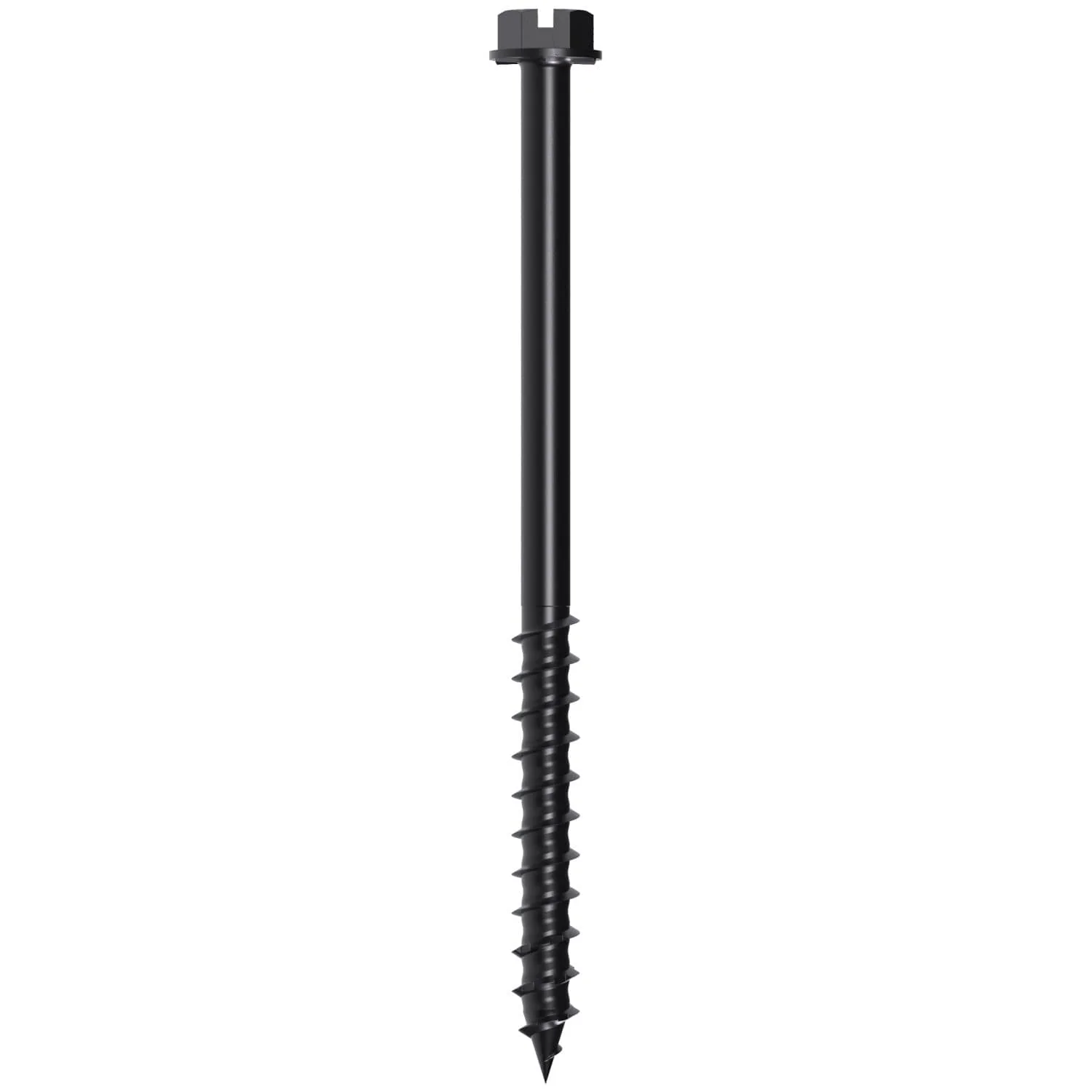 Simpson Strong-Tie TNTBL25334H Titen Turbo,  1/4-in. x 3-3/4-in. Hex-Head Concrete and Masonry Screw, Black, 100-Pack - Image 2