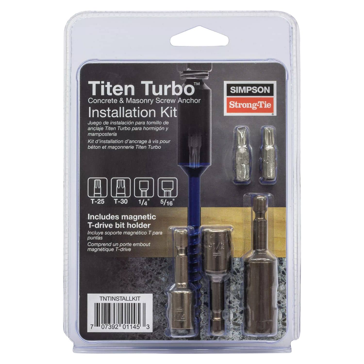 Simpson Strong-Tie TNTINSTALLKIT Titen Turbo Installation Tool Kit - Image 2