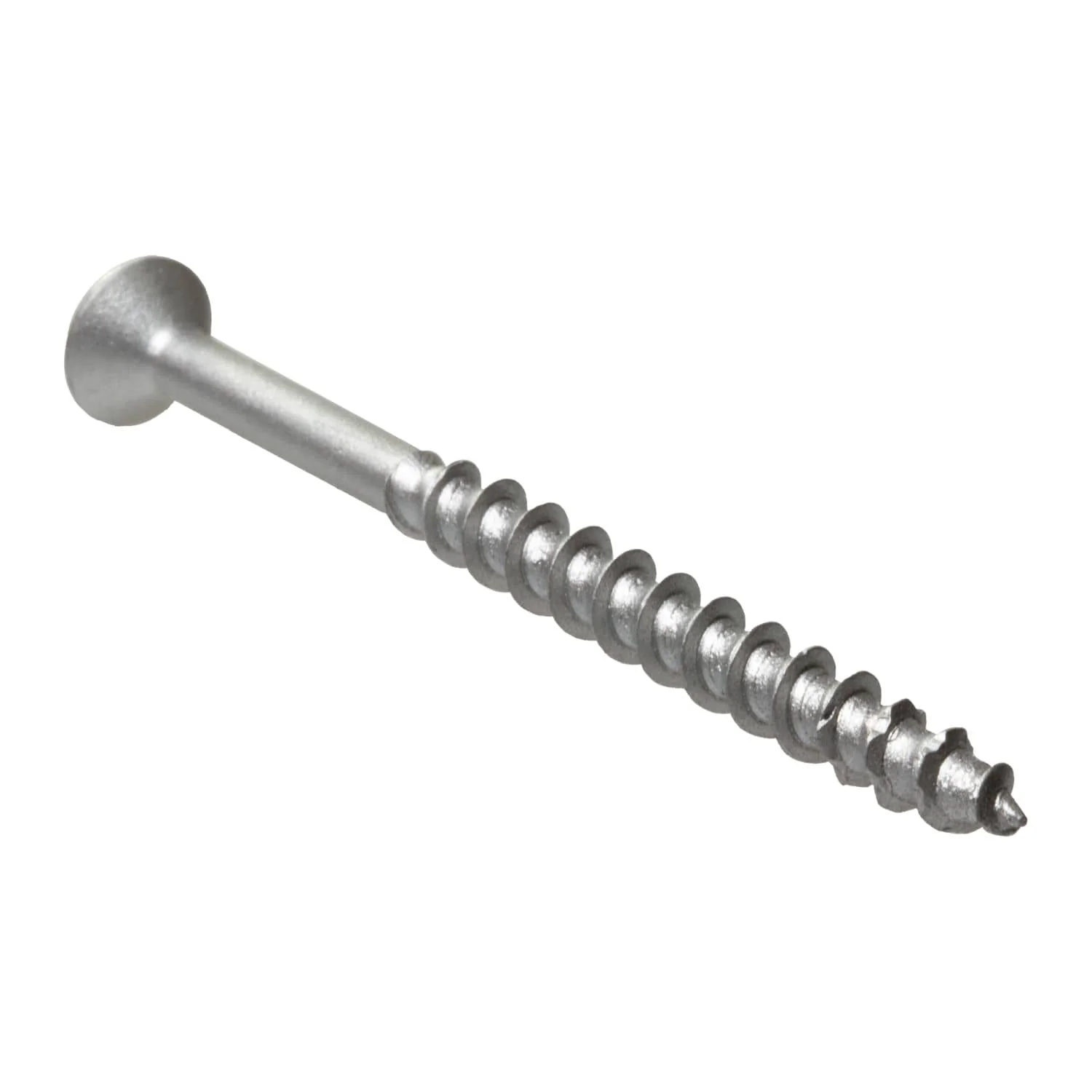 Simpson Strong-Tie TNTS18234TFB Titen Turbo,  3/16-in. x 2-3/4-in. 6-Lobe Flat-Head Concrete and Masonry Screw, Silver, 1000-Pack - Image 2
