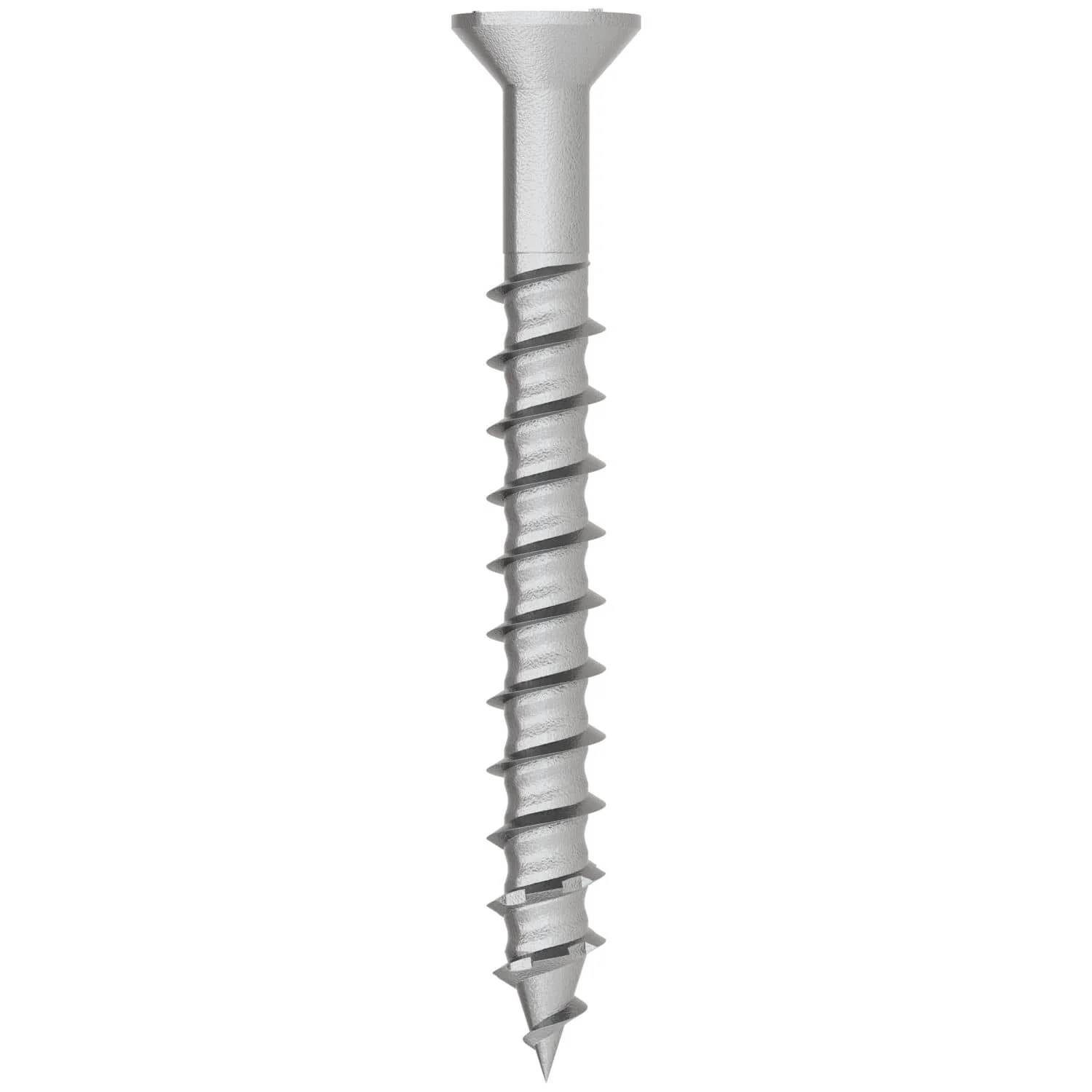 Simpson Strong-Tie TNTSS625214TTR Titen Turbo,  1/4-in. x 2-1/4-in. Type 316 Stainless-Steel Trim-Head Concrete and Masonry Screw, 50-Pack - Image 2