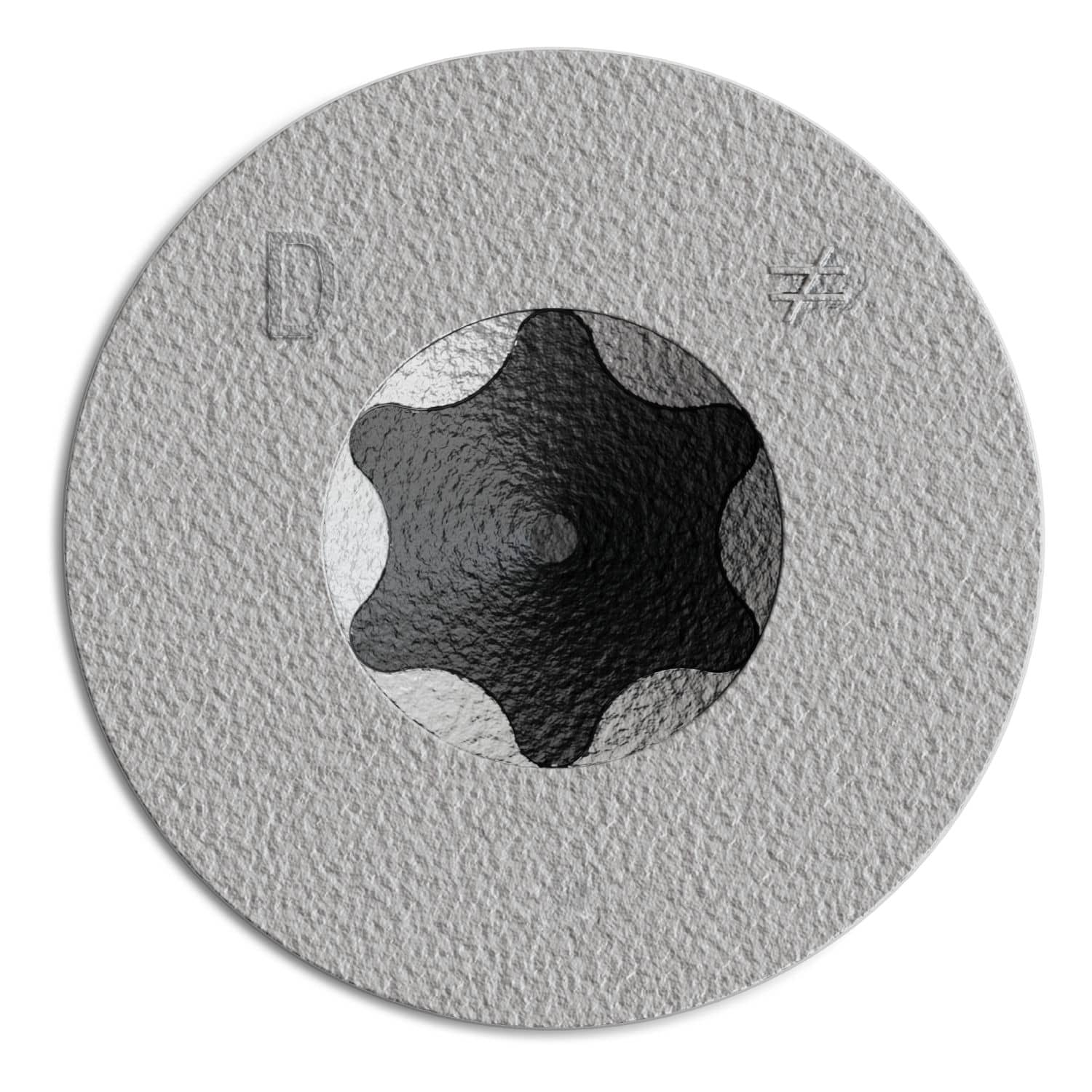 Simpson Strong-Tie TNTSS625234TTR Titen Turbo,  1/4-in. x 2-3/4-in. Type 316 Stainless-Steel Trim-Head Concrete and Masonry Screw, 50-Pack - Image 3