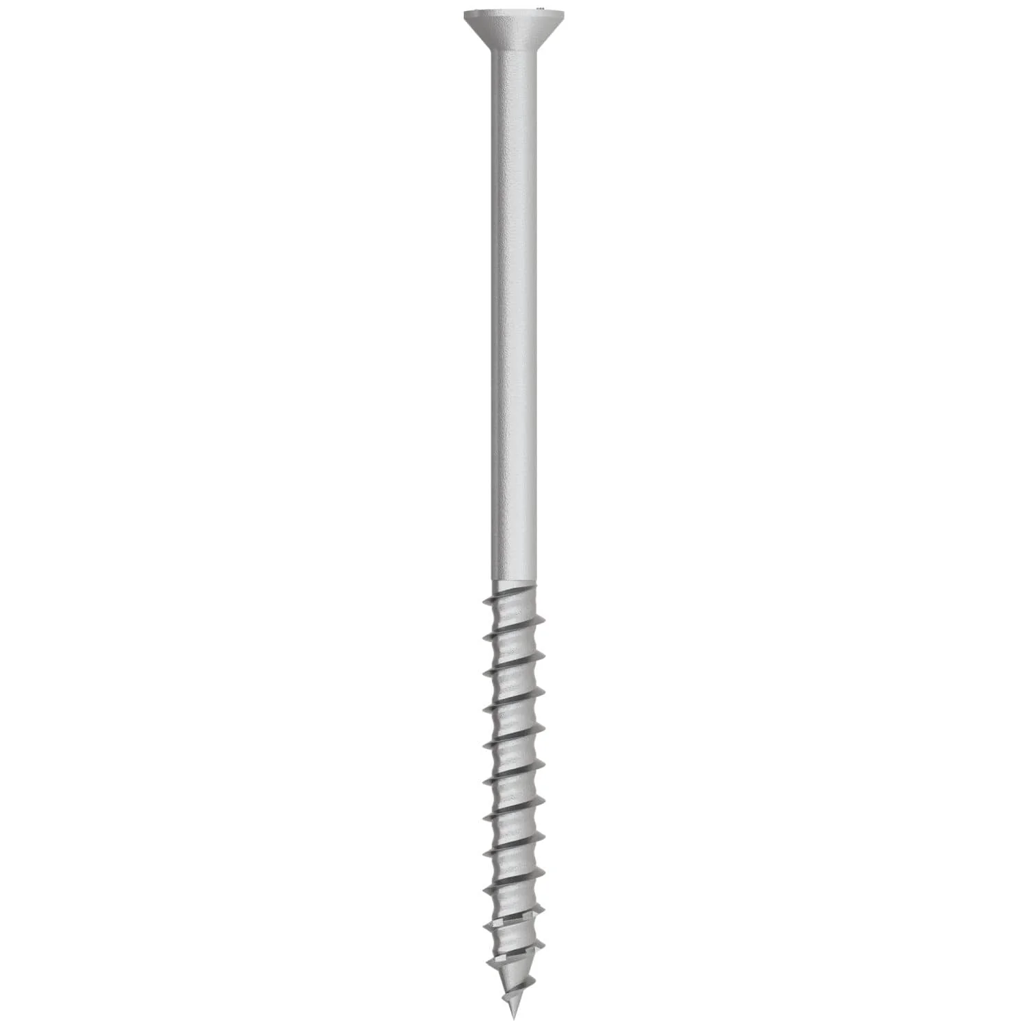 Simpson Strong-Tie TNTSS625400TTR Titen Turbo,  1/4-in. x 4-in. Type 316 Stainless-Steel Trim-Head Concrete and Masonry Screw, 50-Pack - Image 2