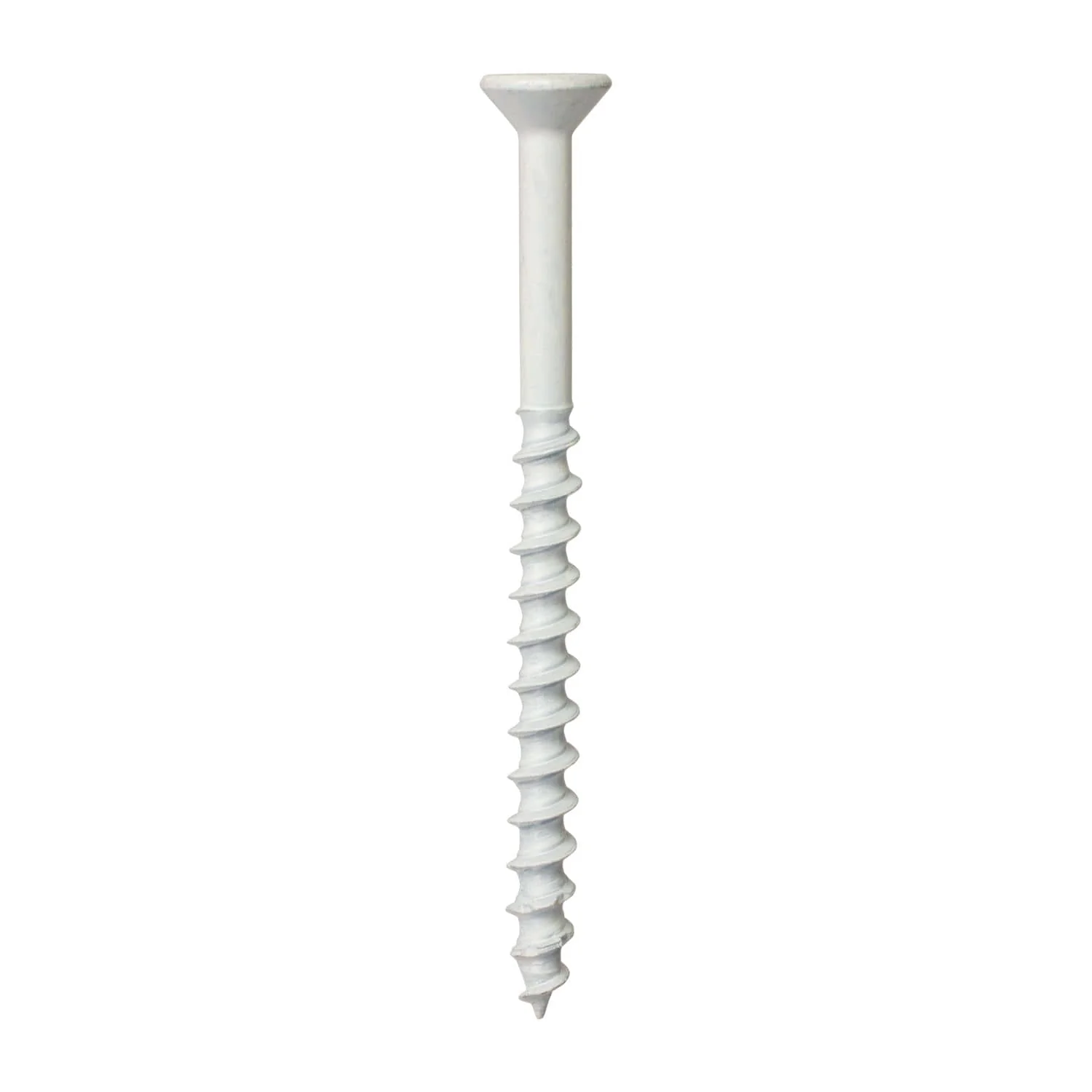 Simpson Strong-Tie TNTW18234TFC75 Titen Turbo,  3/16-in. x 2-3/4-in. 6-Lobe Flat-Head Concrete and Masonry Screw, White, 75-Pack - Image 2