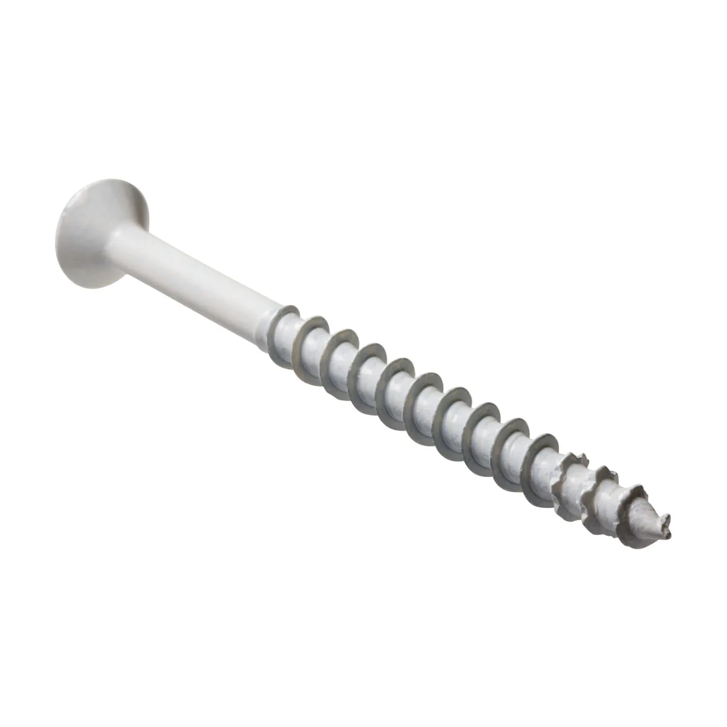 Simpson Strong-Tie TNTW18234TF Titen Turbo,  3/16-in. x 2-3/4-in. 6-Lobe Flat-Head Concrete and Masonry Screw, White, 100-Pack - Image 2