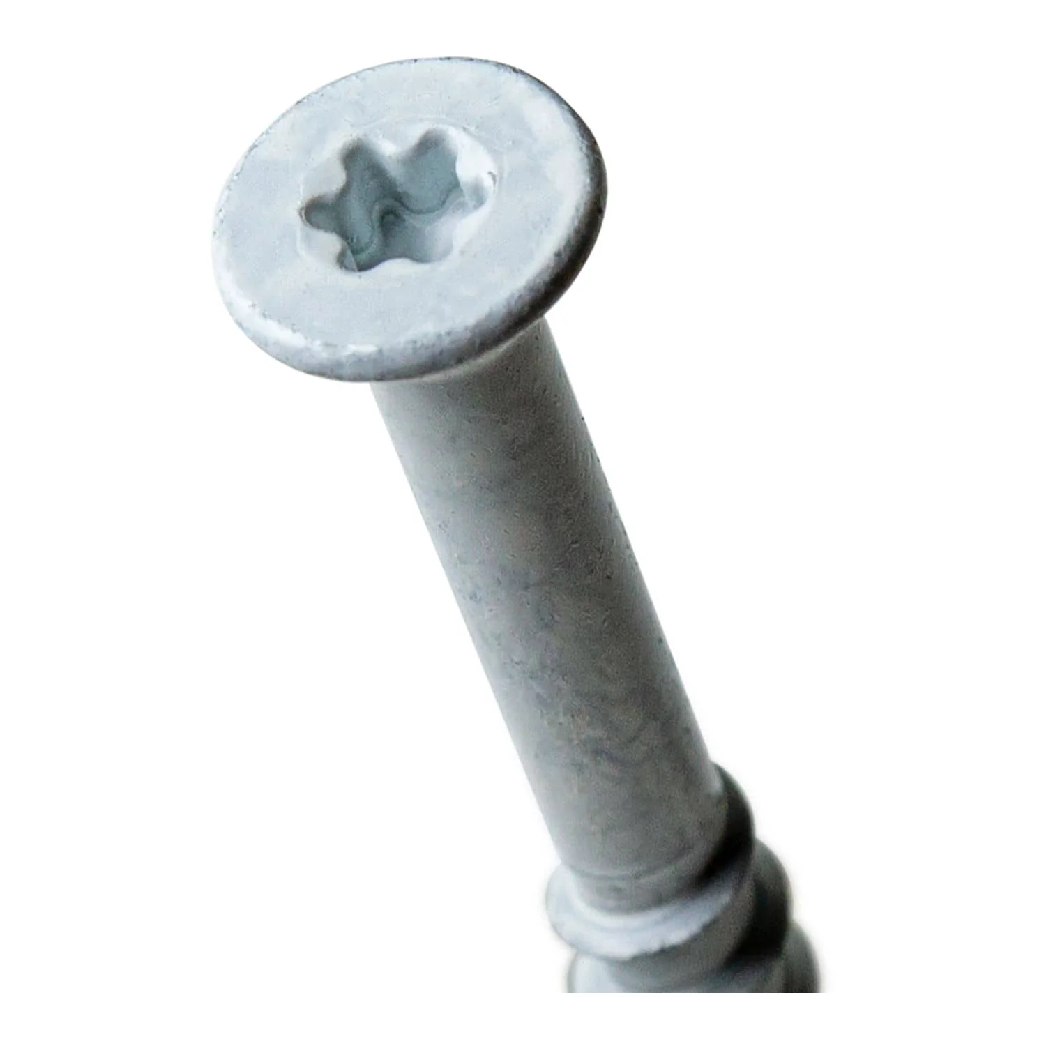 Simpson Strong-Tie TNTW25234TTRB Titen Turbo,  1/4-in. x 2-3/4-in. 6-Lobe Trim-Head Concrete and Masonry Screw, White, 1000-Pack - Image 3