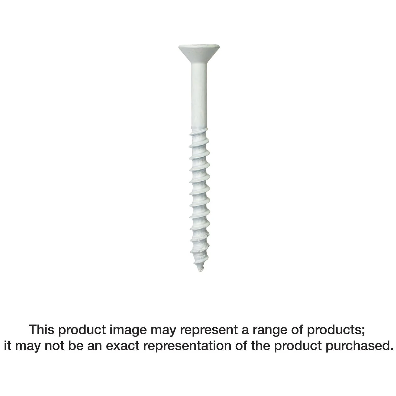 Simpson Strong-Tie TNTW25314TFC75 Titen Turbo,  1/4-in. x 3-1/4-in. 6-Lobe Flat-Head Concrete and Masonry Screw, White, 75-Pack - Image 3