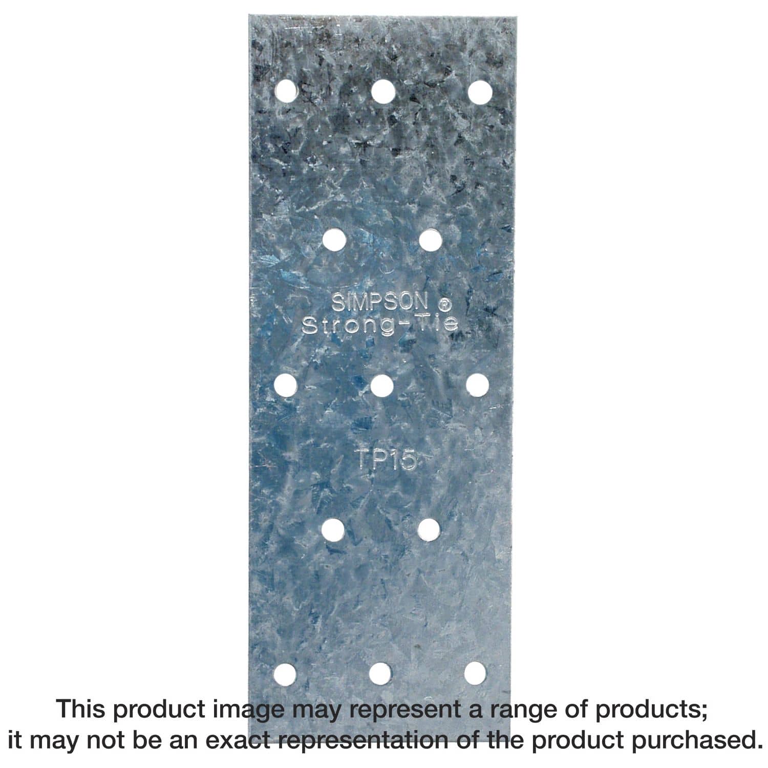 Simpson Strong-Tie TP15 TP 1-13/16-in. x 5-in. 20-Gauge Galvanized Tie Plate - Image 3