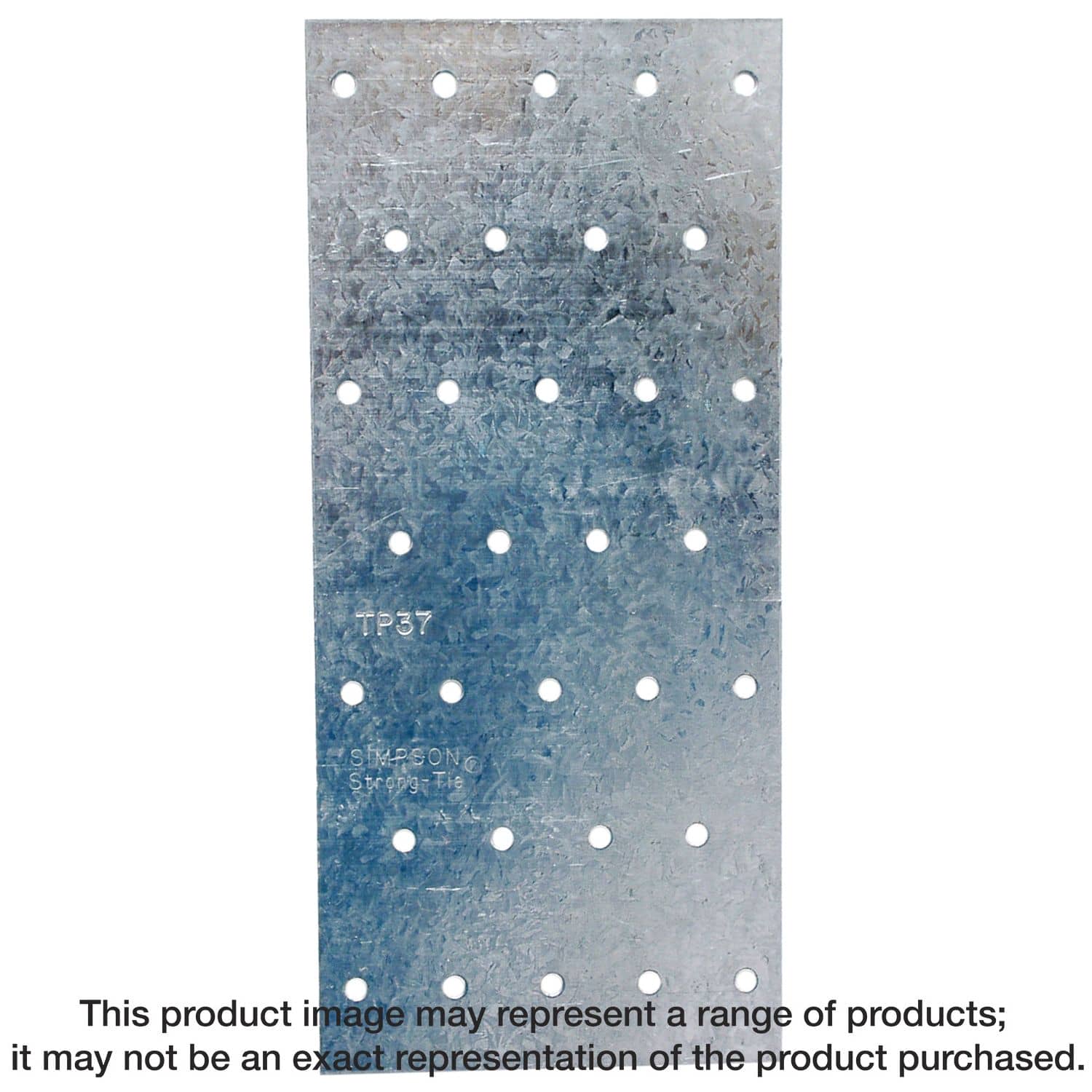 Simpson Strong-Tie TP37 TP 3-1/8-in. x 7-in. 20-Gauge Galvanized Tie Plate - Image 3