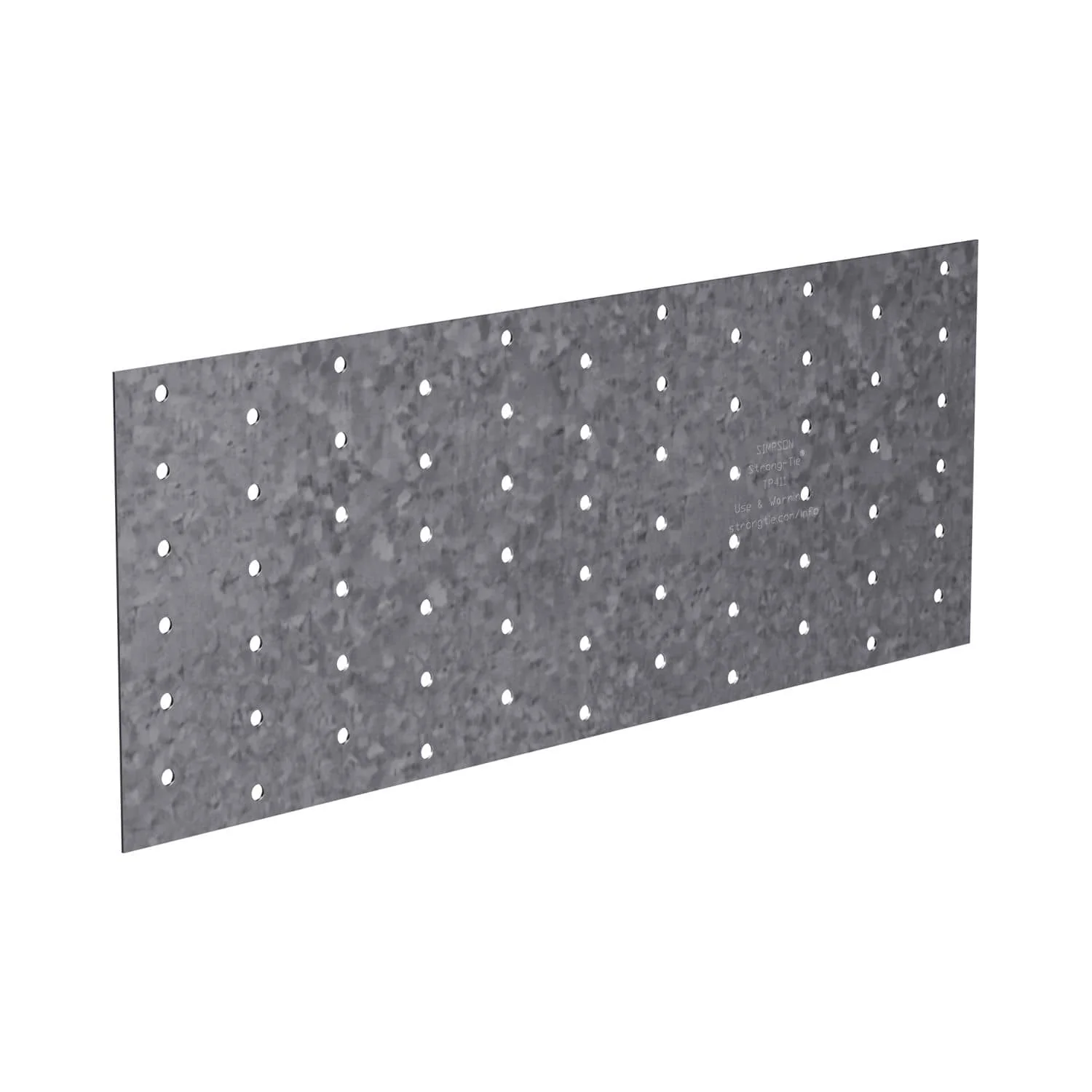Simpson Strong-Tie TP411 TP 4-1/8-in. x 11-in. 20-Gauge Galvanized Tie Plate - Image 2