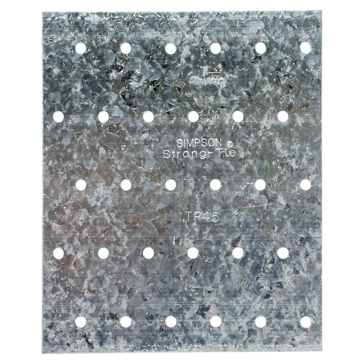 Simpson Strong-Tie TP45 TP 4-1/8-in. x 5-in. 20-Gauge Galvanized Tie Plate - Image 2
