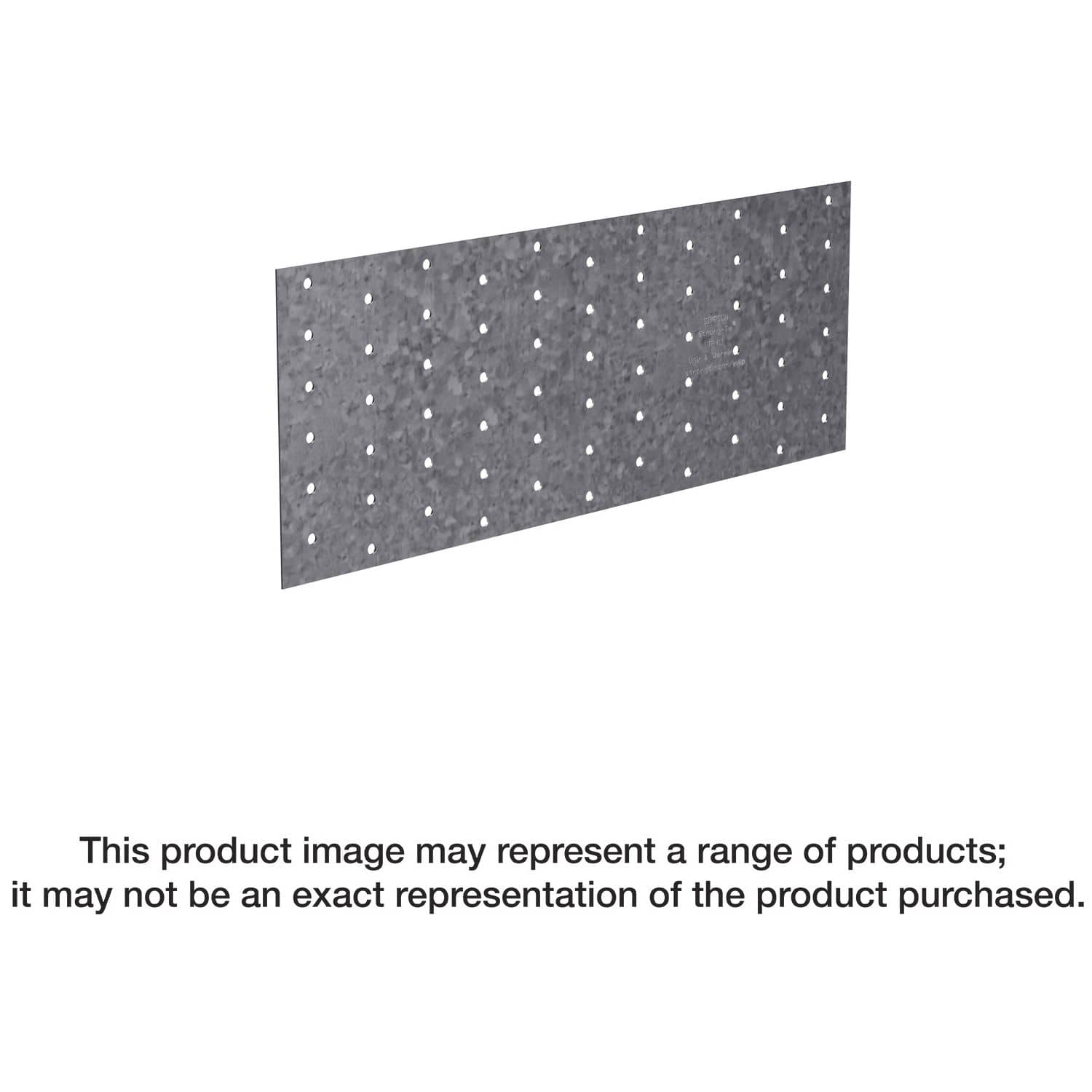 Simpson Strong-Tie TP49 TP 4-1/8-in. x 9-in. 20-Gauge Galvanized Tie Plate - Image 3