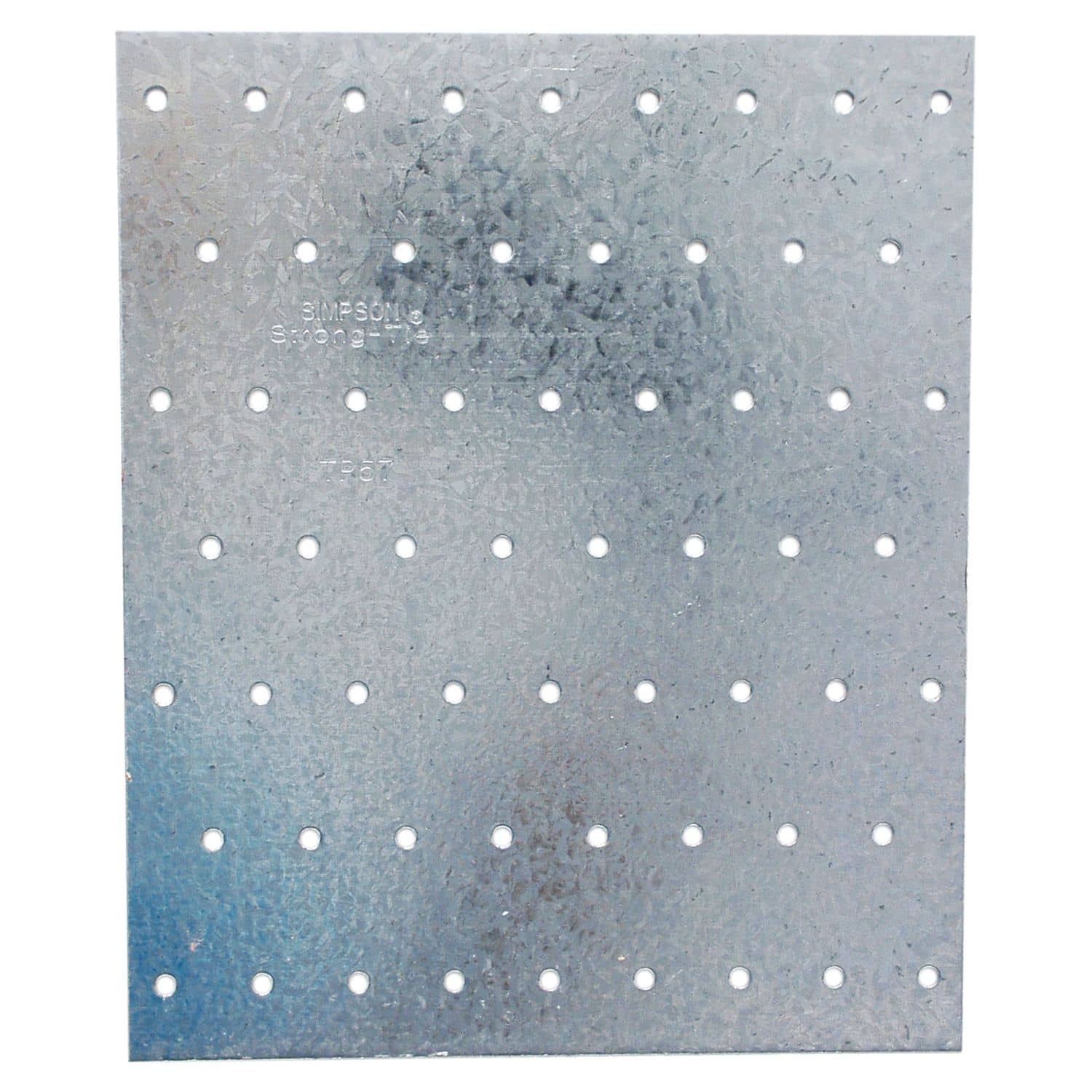 Simpson Strong-Tie TP57 TP 5-3/4-in. x 7-in. 20-Gauge Galvanized Tie Plate - Image 2