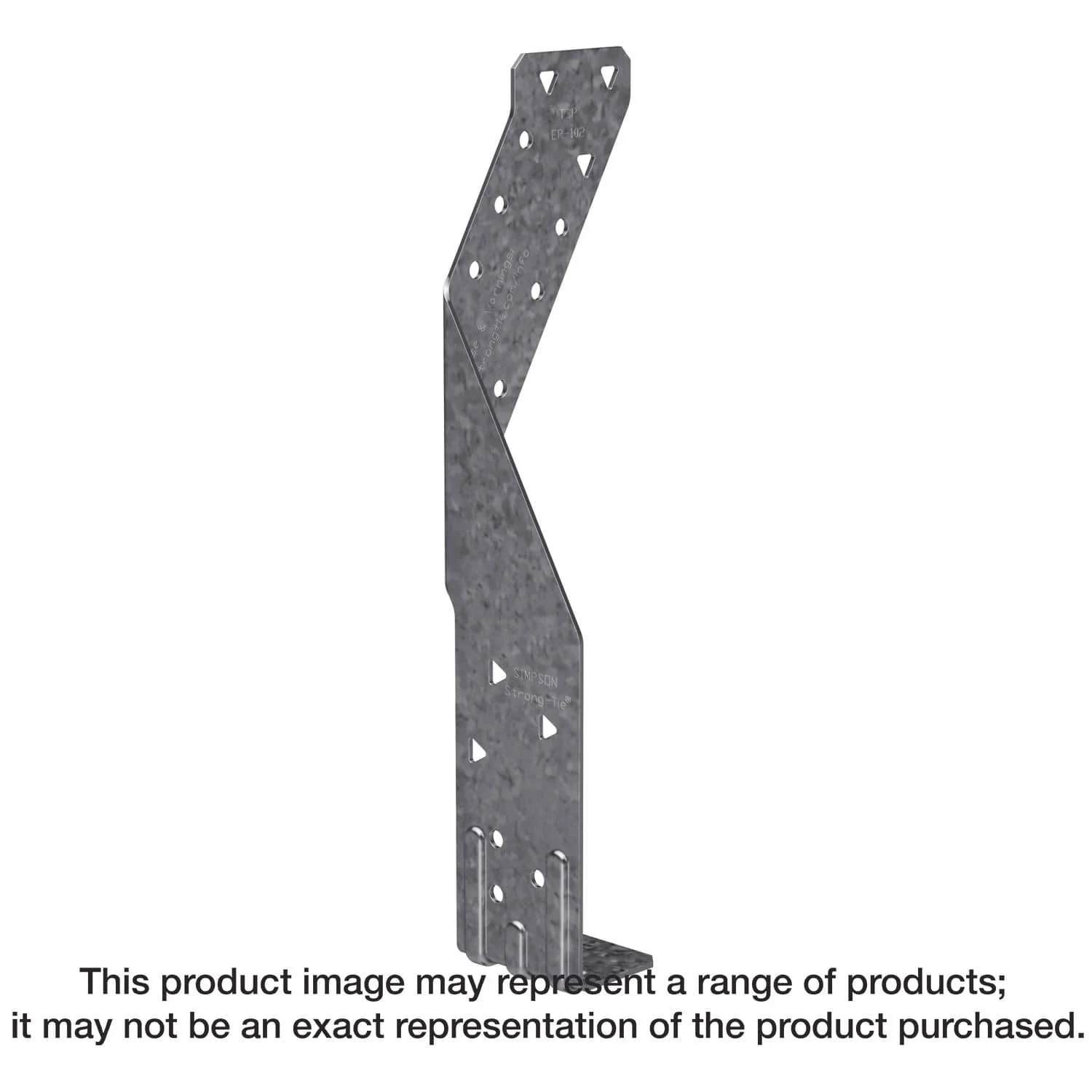 Simpson Strong-Tie TSP TSP 16-Gauge Galvanized Stud-Plate Tie - Image 1