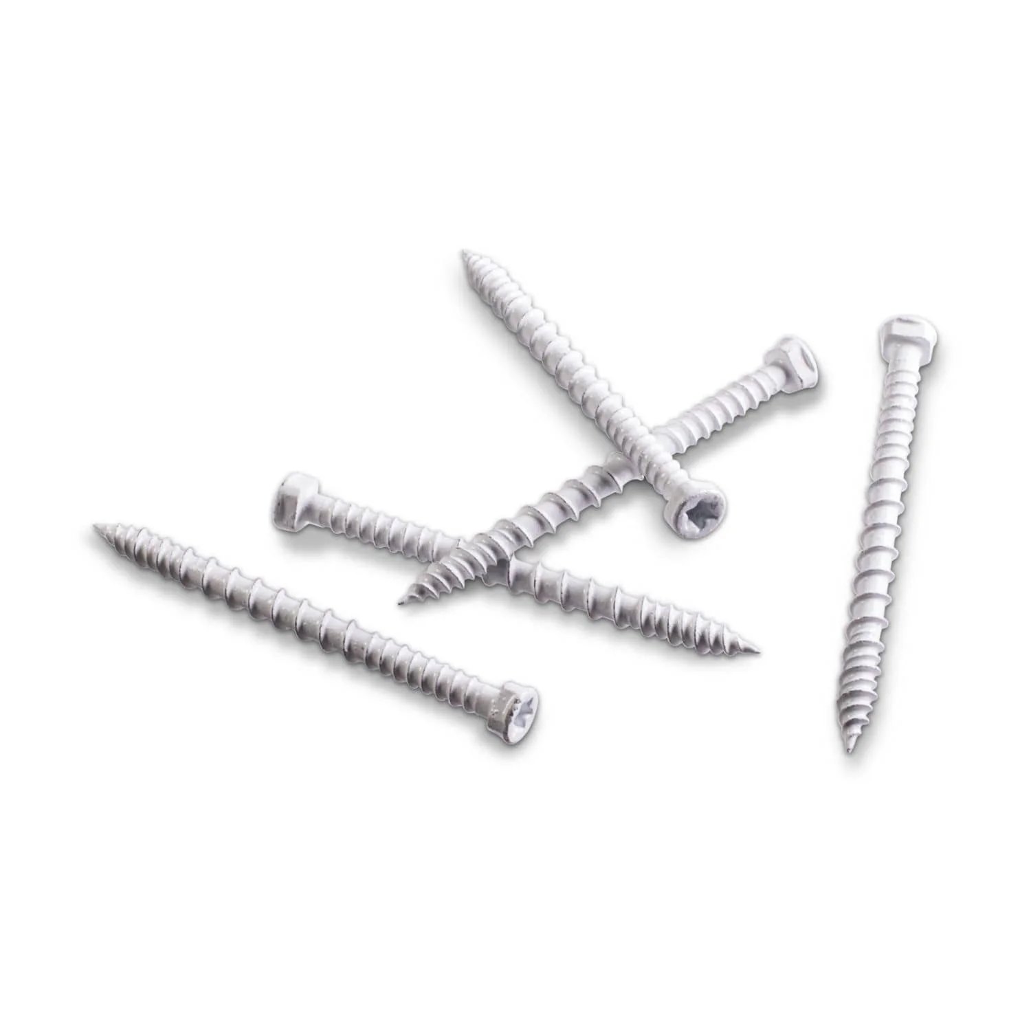 Simpson Strong-Tie TSV214R70WH01 PVC Trim-Board Screw,  #8 x 2-1/4-in. T-20 6-Lobe, Exterior-Grade Coating, White, 70-Pack - Image 3