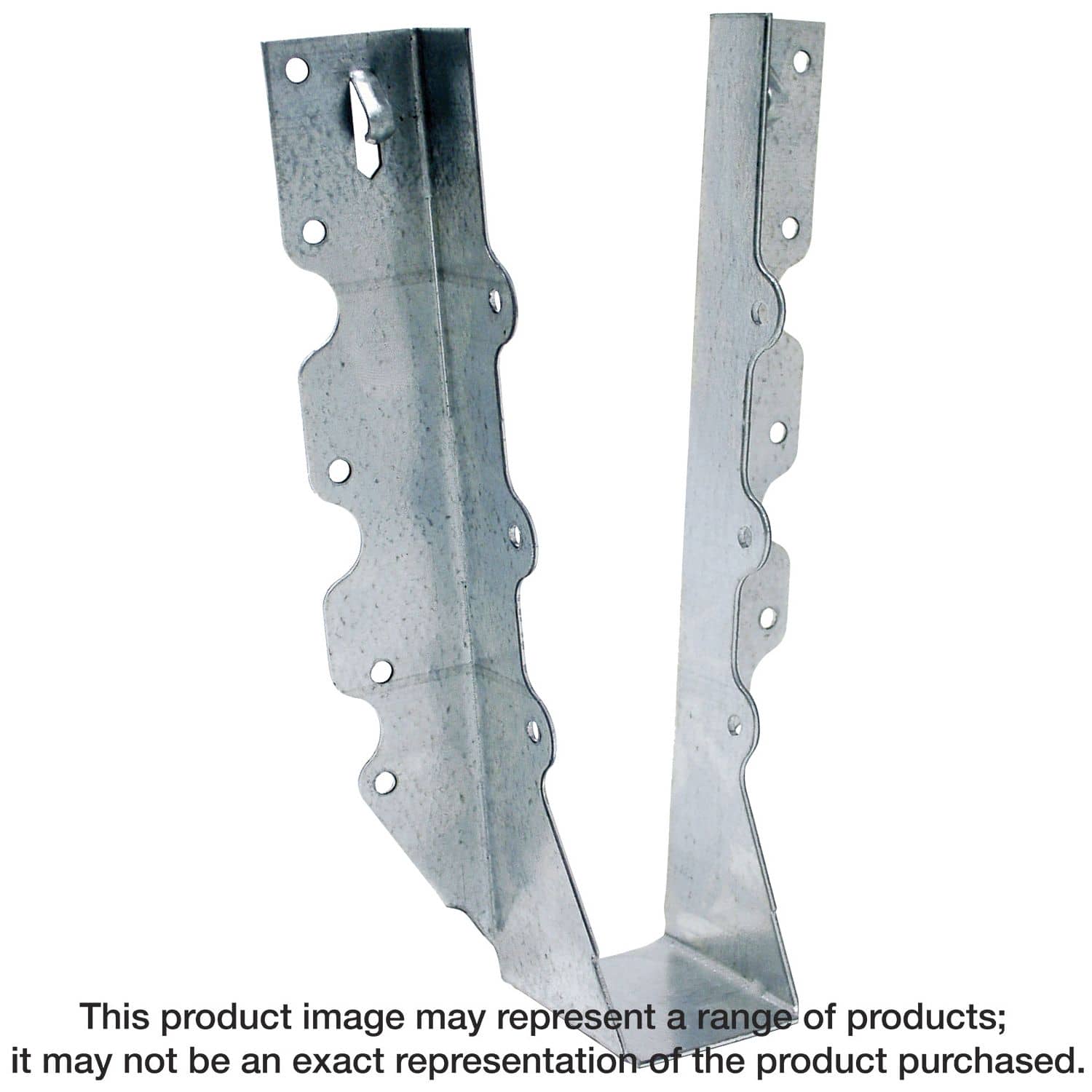Simpson Strong-Tie U210R U Galvanized Face-Mount Joist Hanger for 2x10 Rough - Image 1