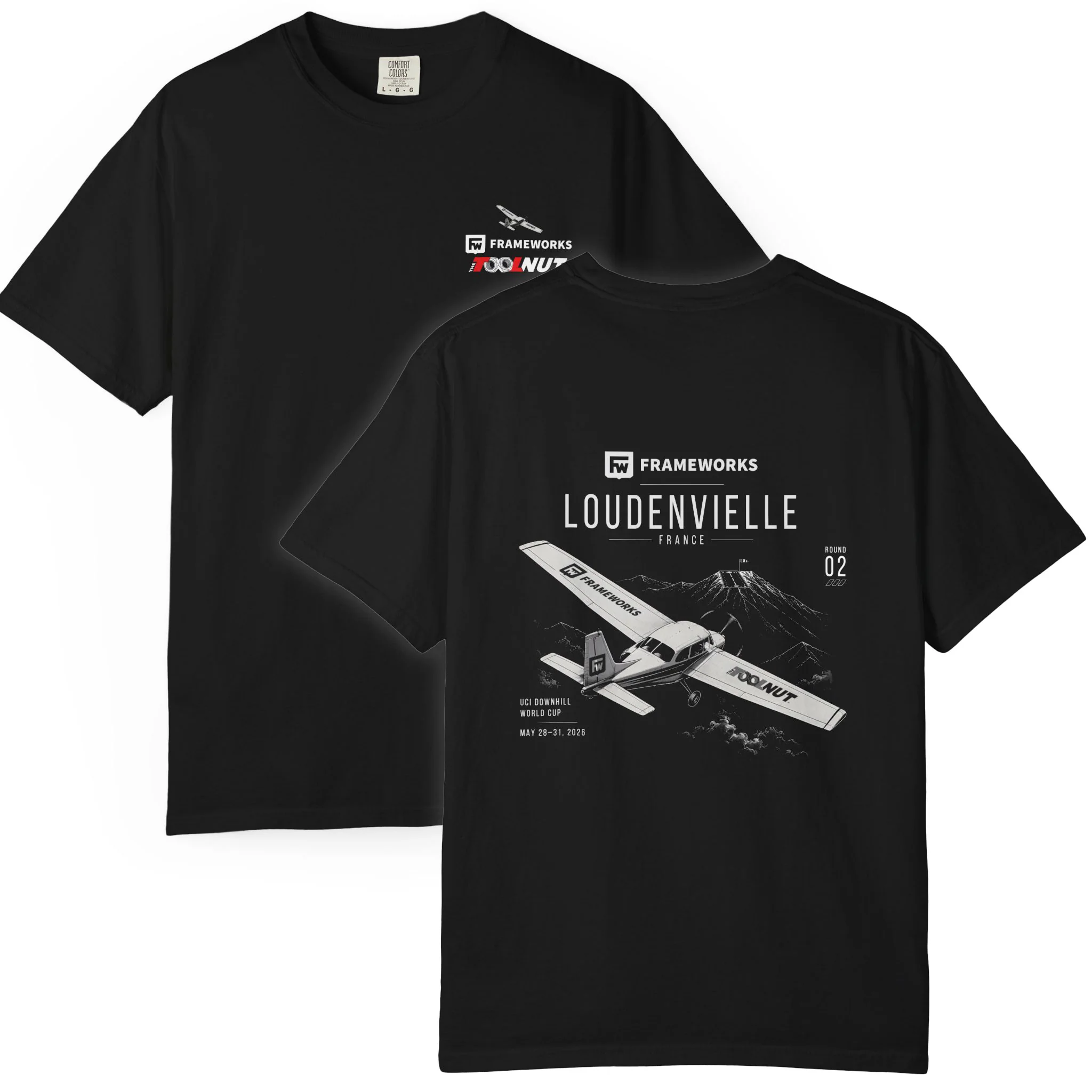 Downhill Mountain Bike World Cup – Loudenvielle France Round 2 Tool Nut Frameworks Team T-Shirt