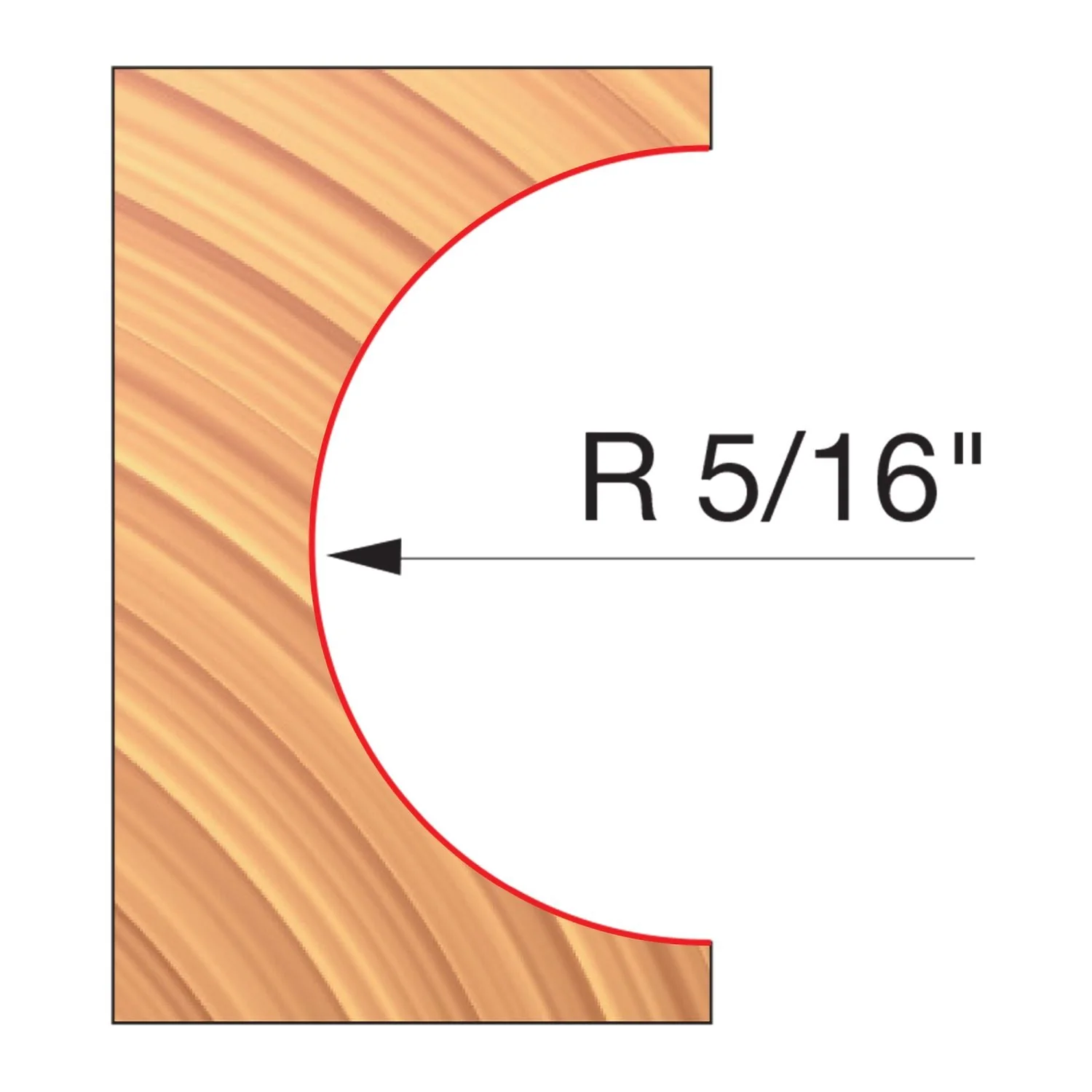 Freud UP104-IC 3-9/16″ x 5/8″ x 1-1/4″ Convex Radius Cutters