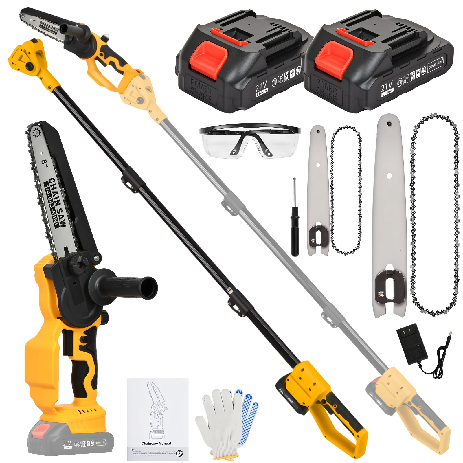 Advwin 2-in-1 Cordless Electric Chainsaw - Image 1