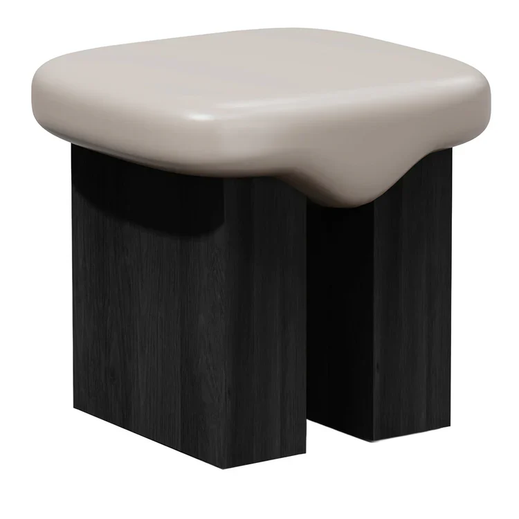 SECOLO | WAX GLOSSY WOOD STOOL | $4,380 - Image 1