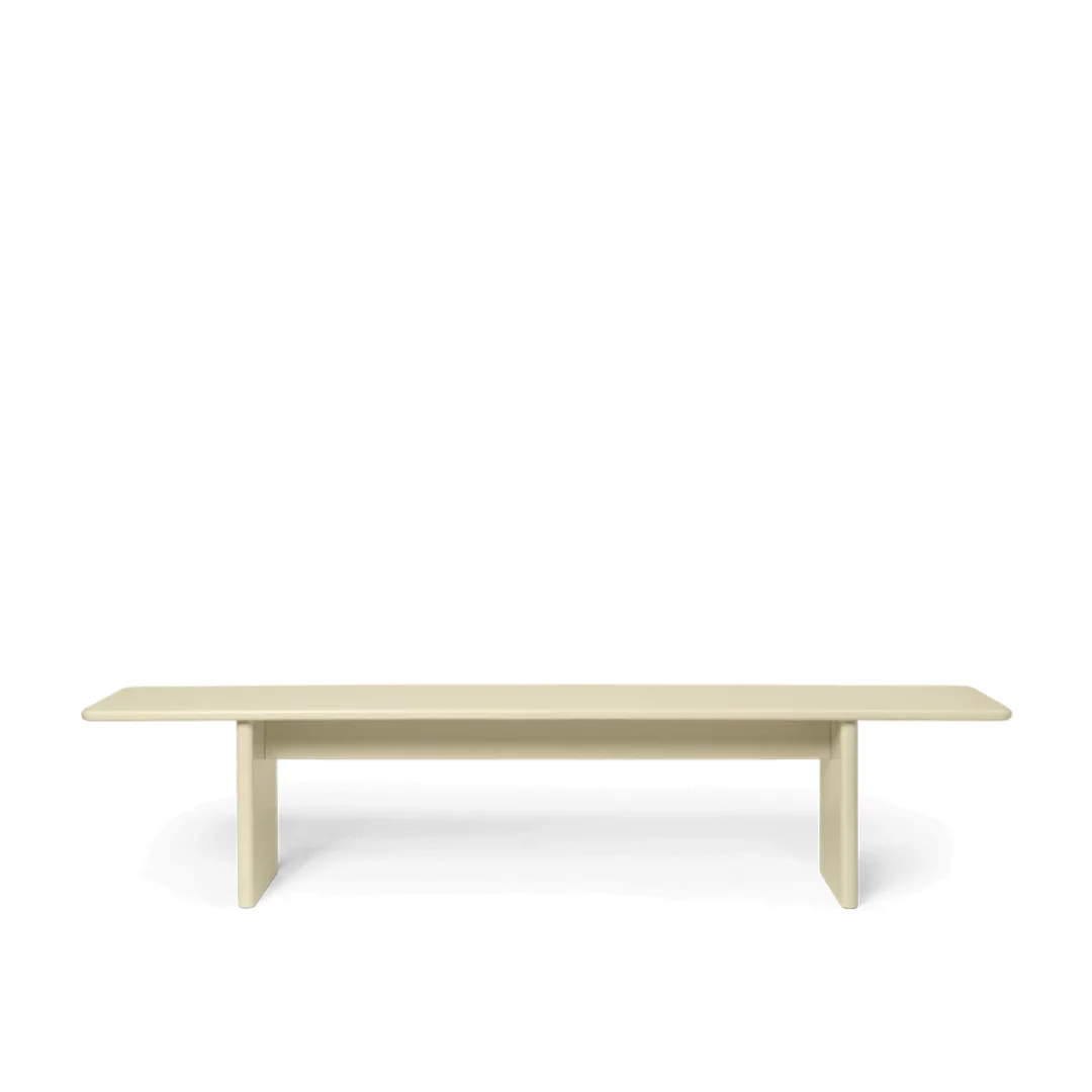 FERM LIVING | RINK BENCH - LARGE - EGGSHELL | $875.00 - Image 1