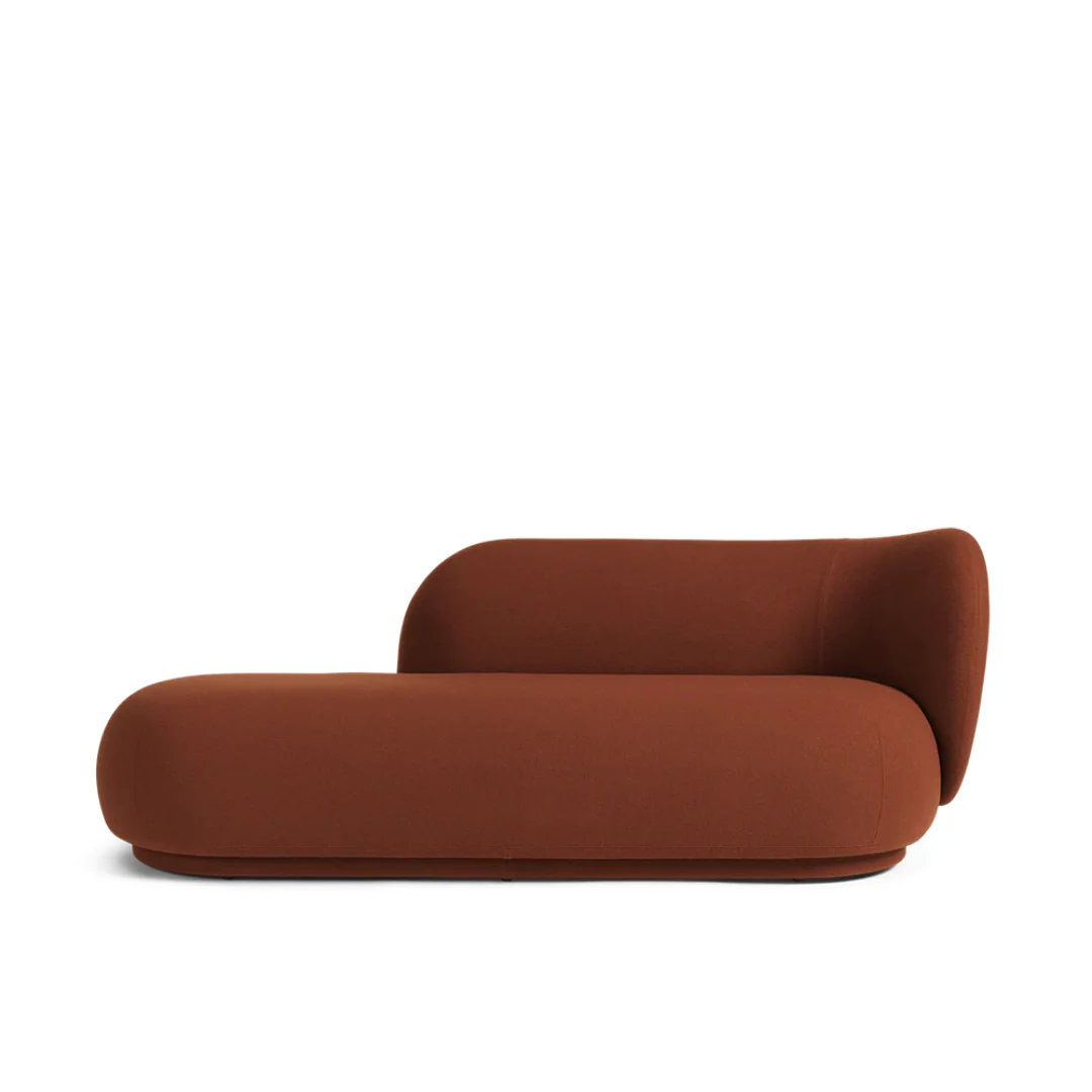 FERM LIVING | RICO DIVAN RIGHT  - TONUS - RED BROWN | $5,259.00 - Image 1