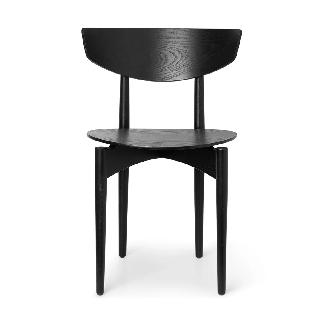 FERM LIVING | HERMAN DINING CHAIR – WOOD – BLACK | 5.00