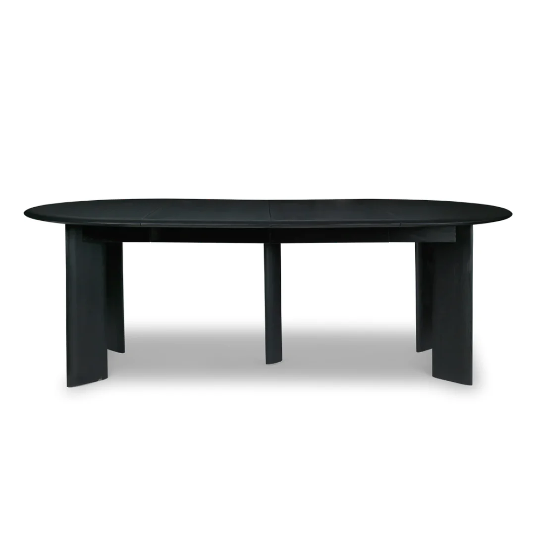 FERM LIVING | BEVEL TABLE - EXTENDABLE X 2 - BLACK OILED BEECH | $3,969.00 - Image 1