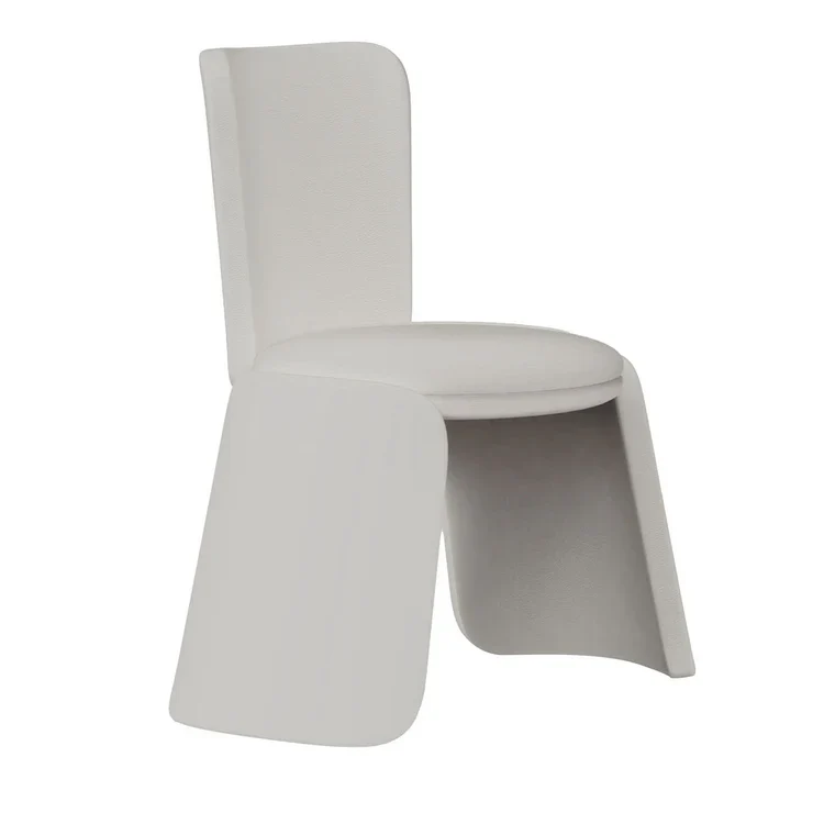 SECOLO | INGE WHITE LEATHER CHAIR | ,655
