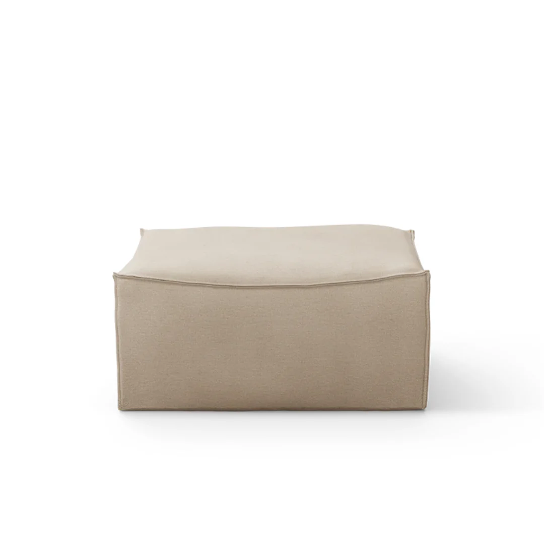 FERM LIVING | CATENA SQUARE POUF S500 – RICH LINEN – NATURAL | ,955.00