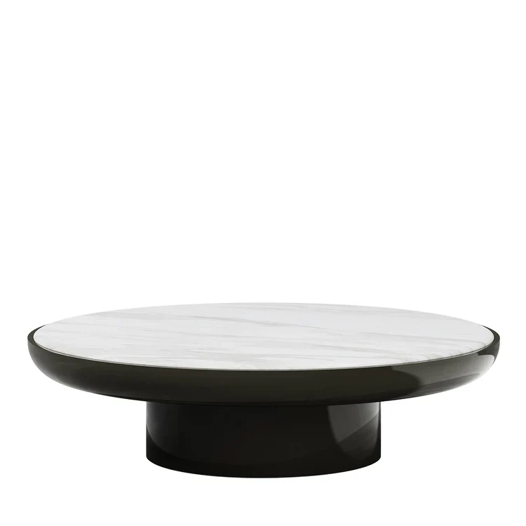 SECOLO | ROMO ROUND VOLAKAS MARBLE TOP COFFEE TABLE | $9,675 - Image 1