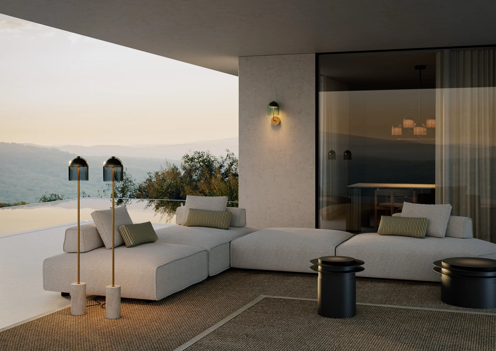 VENICEM - DOMA FLOOR LIGHT | $4,140 - Image 3