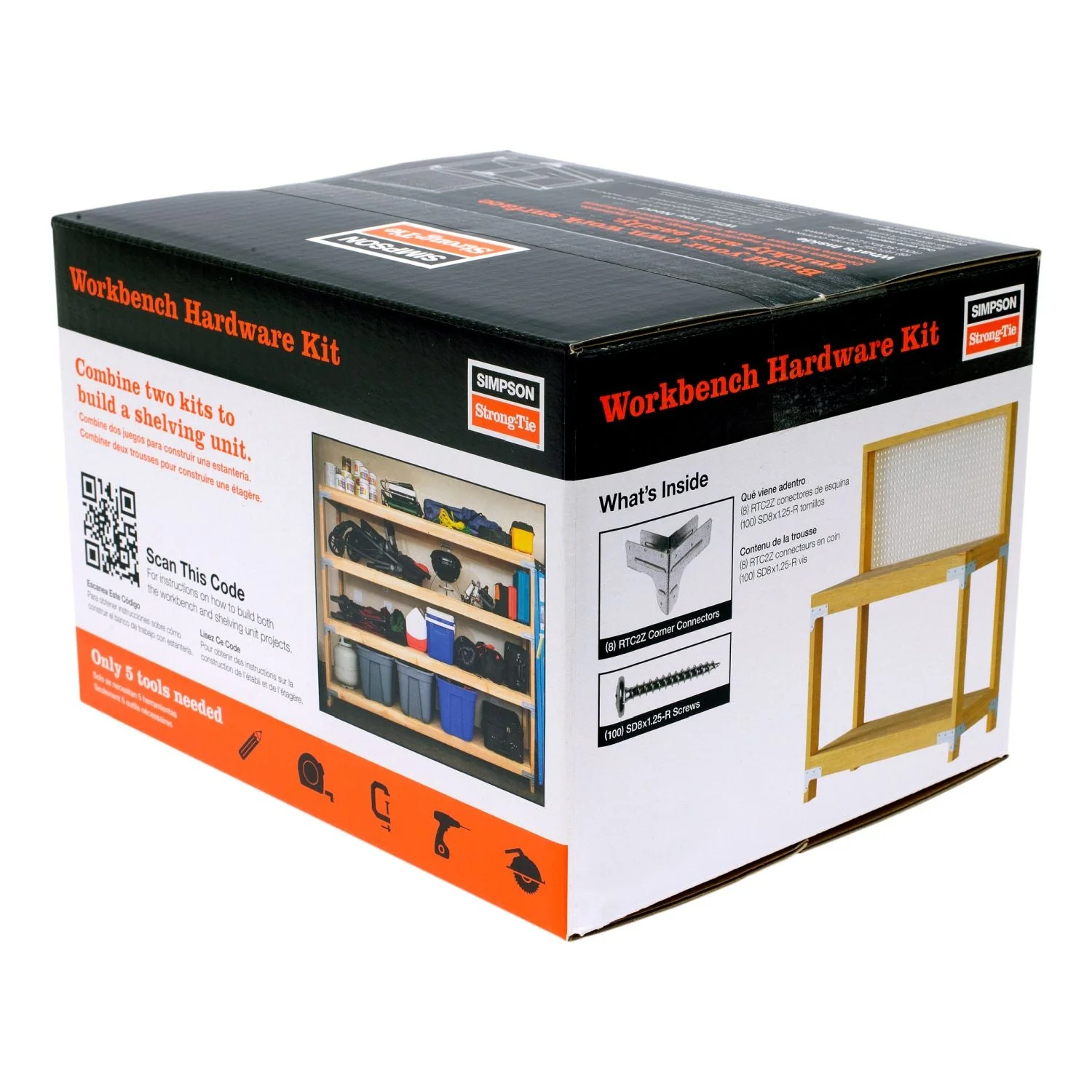 Simpson Strong-Tie Workbench and Shelving Hardware Kit (WBSK) - Image 2