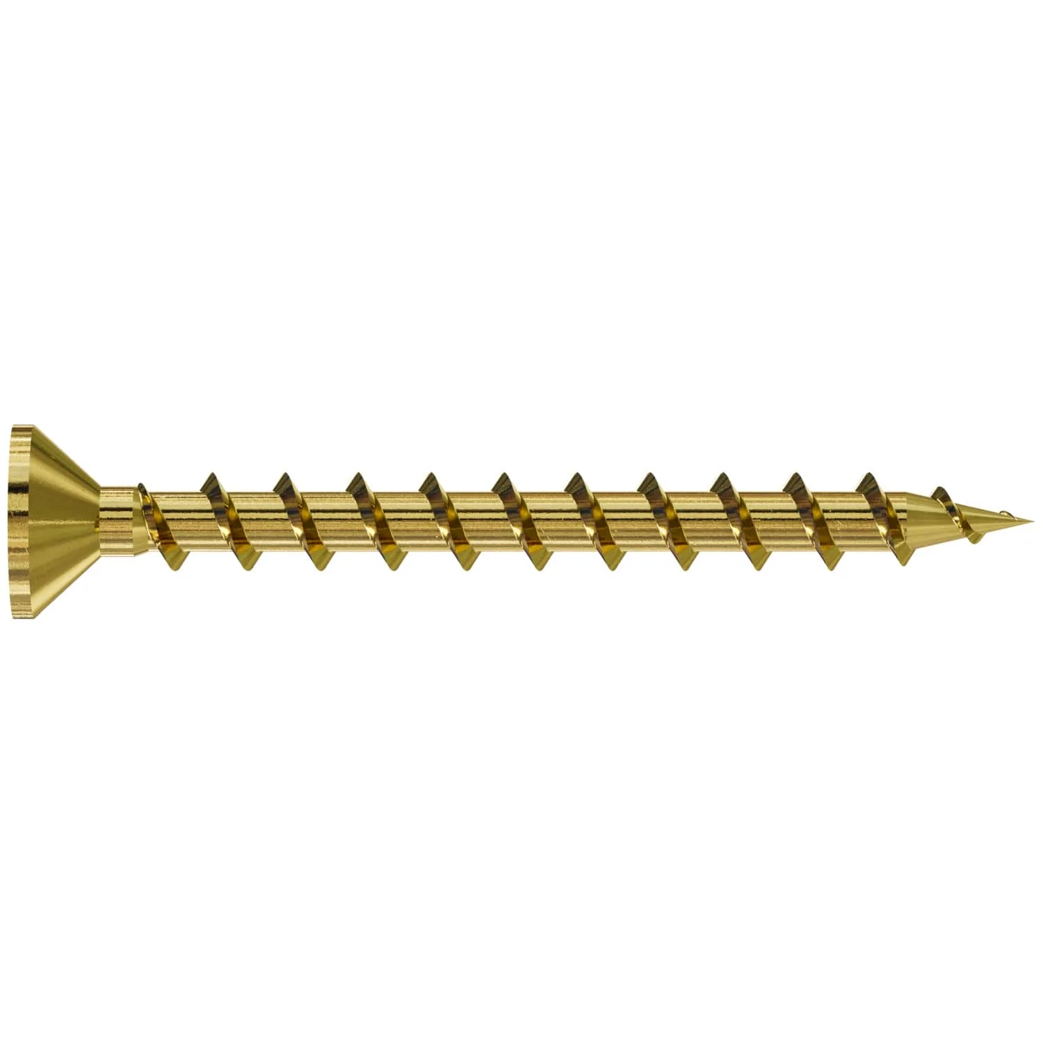 Simpson Strong-Tie WSCLT134S WSCLT Wood Screw (Collated),  #8 x 1-3/4-in. #2 Square, Flat Head, Yellow Zinc, 2000-Pack - Image 2