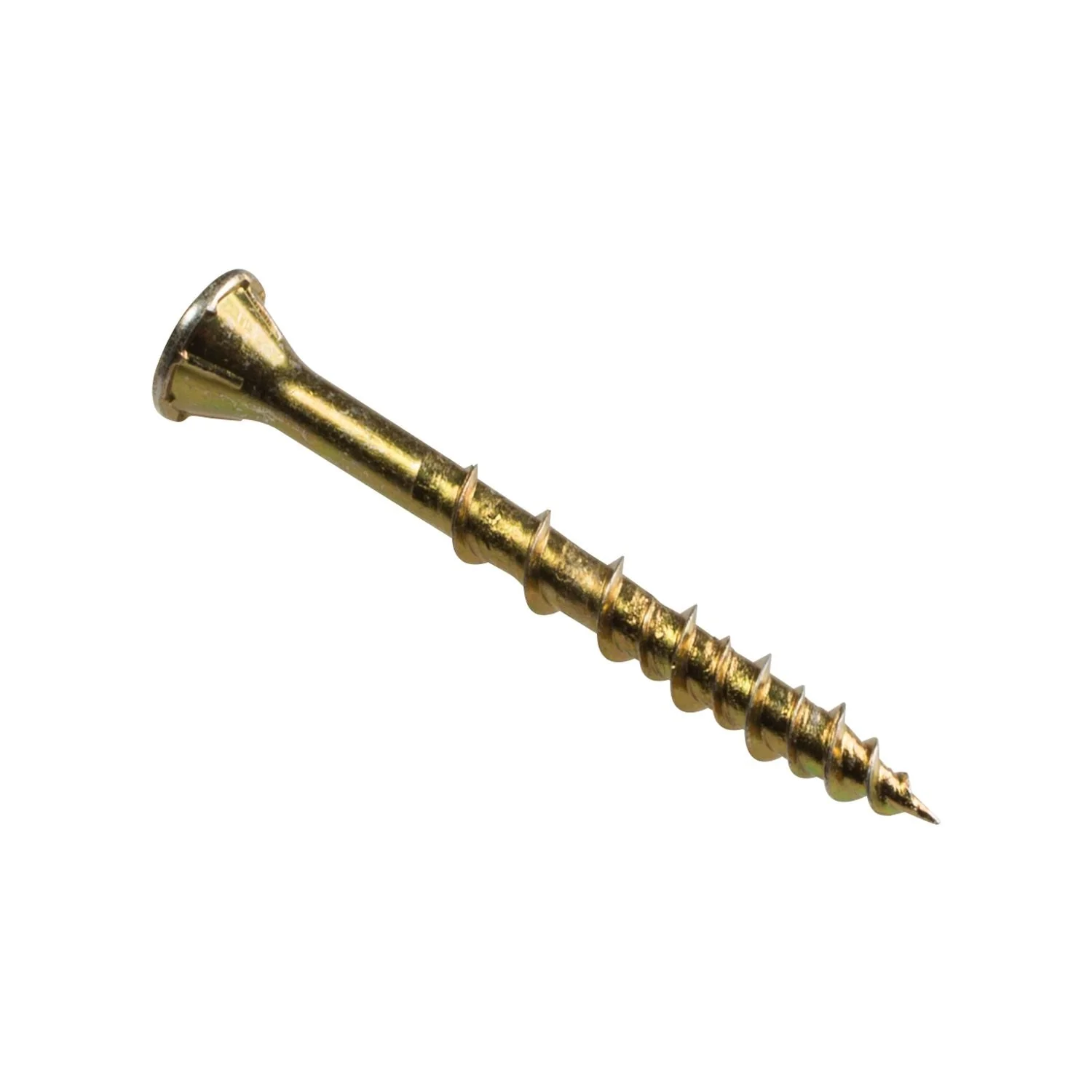 Simpson Strong-Tie Strong-Drive Subfloor Collated Screw, #9 x 1-3/4-in. T25, Yellow Zinc, 2000-Pack (WSV134S) - Image 1