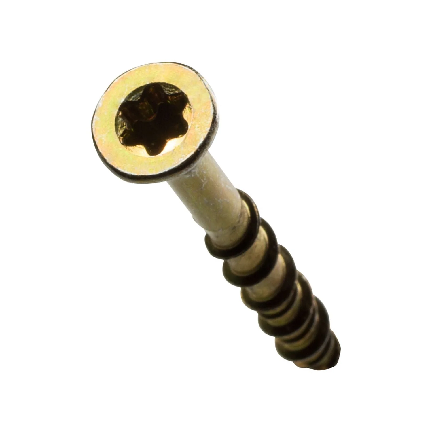 Simpson Strong-Tie Strong-Drive WSV SUBFLOOR Screw, Collated), #9 x 2-in. T25, Yellow Zinc, 2000-Pack (WSV2S) - Image 2
