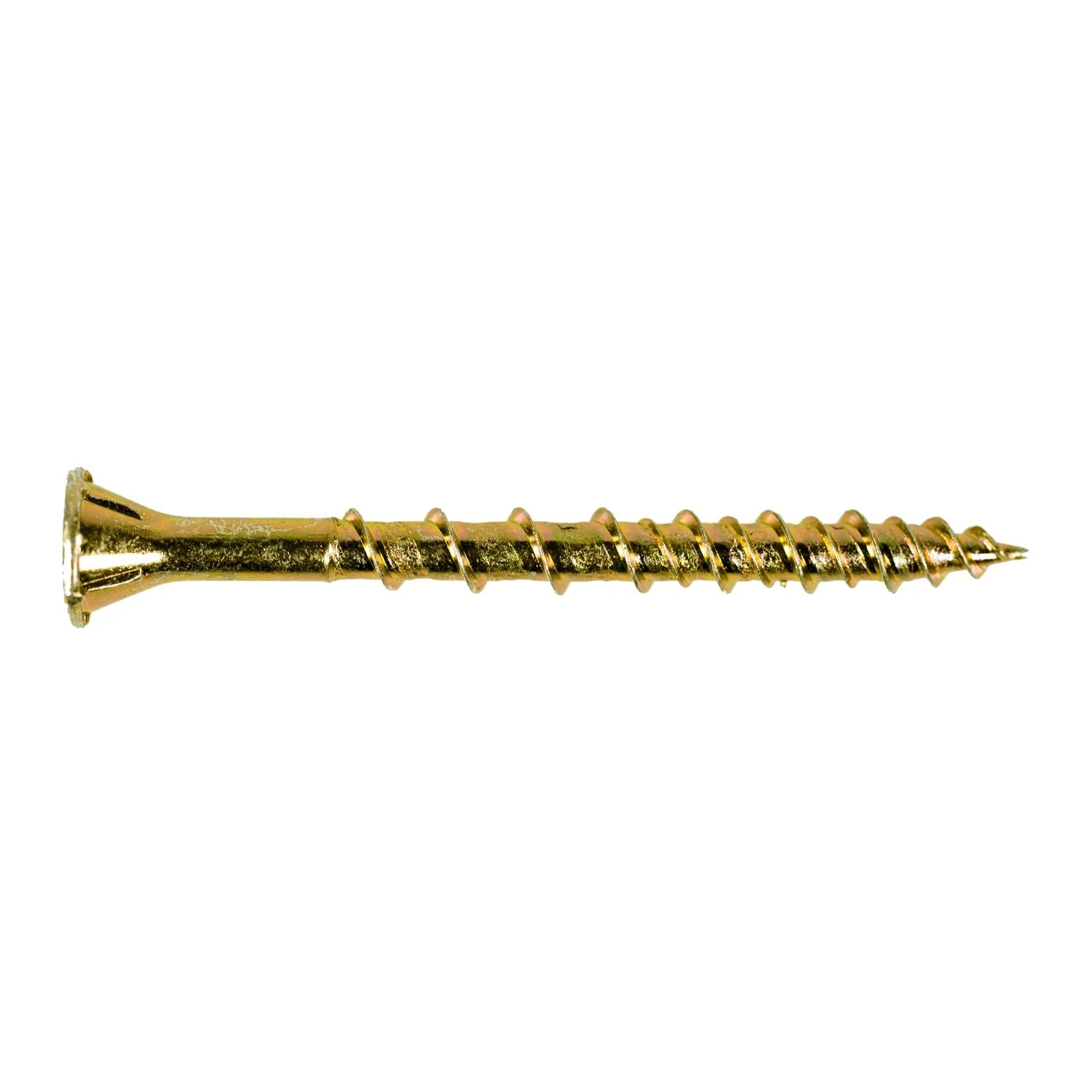 Simpson Strong-Tie Strong-Drive WSV SUBFLOOR Screw, Collated), #9 x 2-in. T25, Yellow Zinc, 2000-Pack (WSV2S) - Image 1