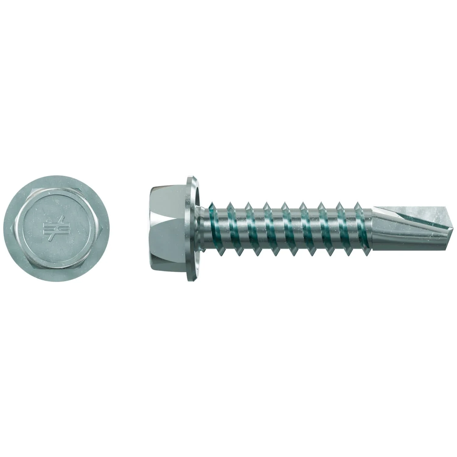 Simpson Strong-Tie X1S1214 Strong-Drive Self-Drilling X Metal Screw (Collated),  #12 x 1-in. 5/16 Hex, Clear Zinc, 1500-Pack - Image 2