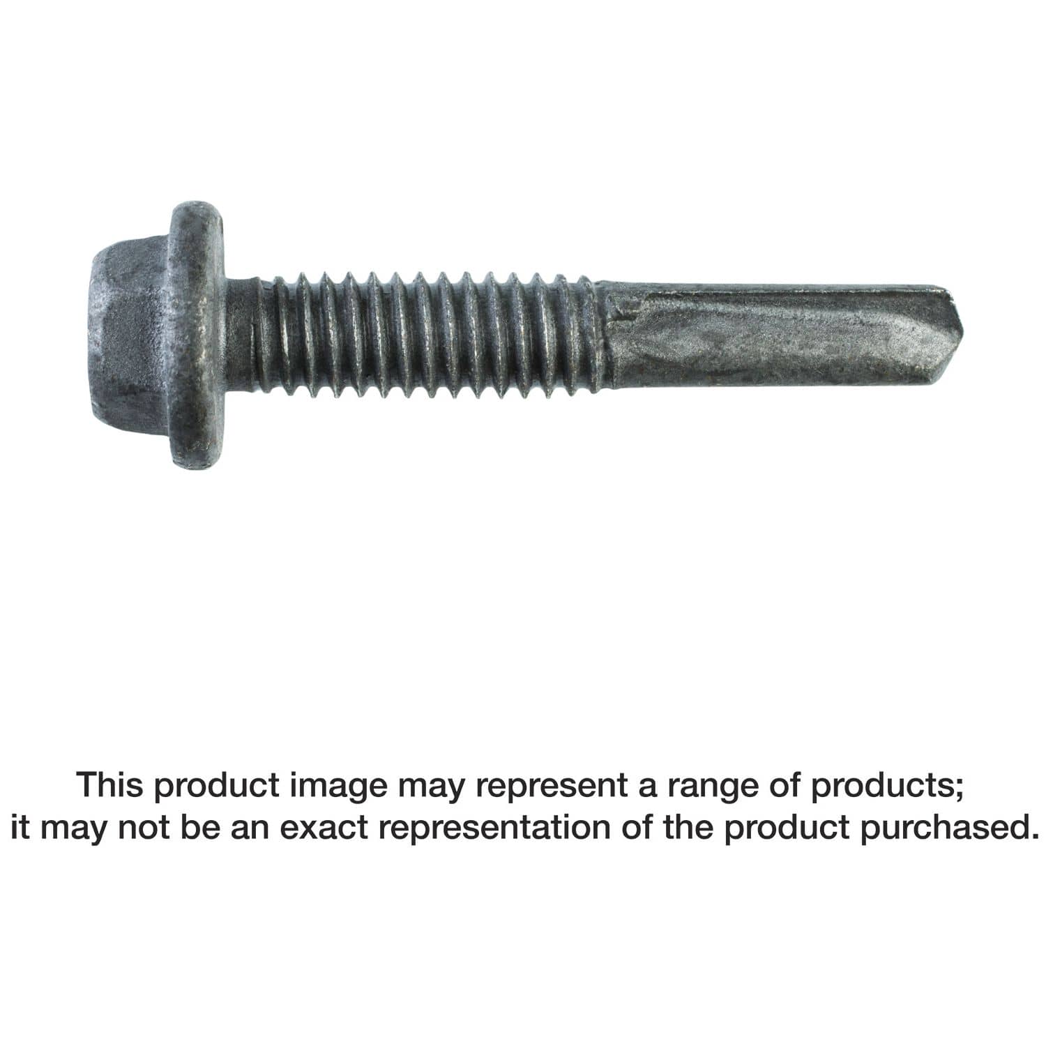 Simpson Strong-Tie XMQ114B1224-2K Strong-Drive XM MEDIUM-HEAD METAL Screw,  #12 x 1-1/4-in. 5/16 Hex, 2000-Pack - Image 2