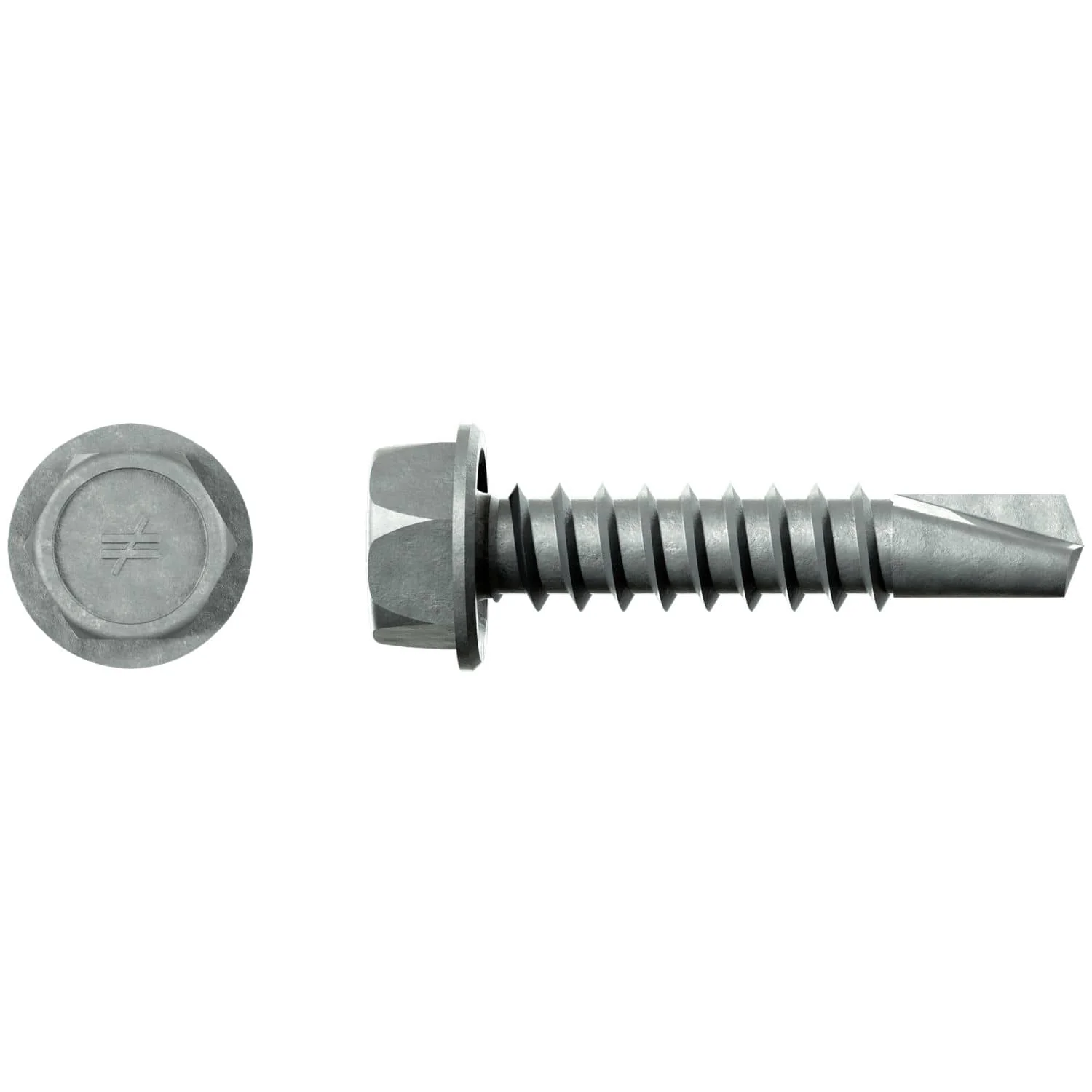 Simpson Strong-Tie XQ1S1214 Strong-Drive Self-Drilling X Metal Screw (Collated),  #12 x 1-in. 5/16 Hex, Quik Guard, 1500-Pack - Image 2