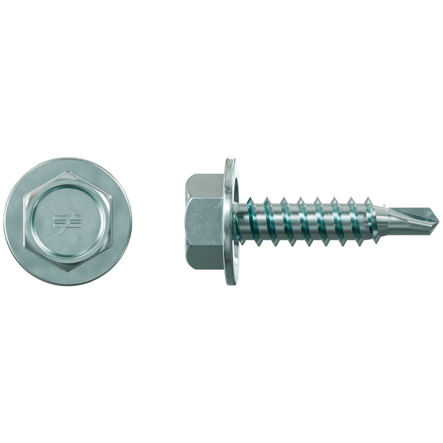Simpson Strong-Tie XU34S1016 Strong-Drive Self-Drilling X Metal Screw (Collated),  #10 x 3/4-in. 5/16 Hex, Clear Zinc, 1500-Pack - Image 2