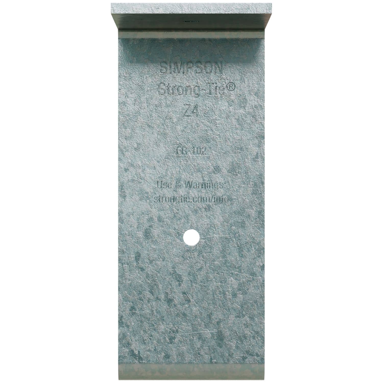 Simpson Strong-Tie Z4 1-1/2-in. x 3-1/2-in. 12-Gauge Galvanized Z Clip - Image 3